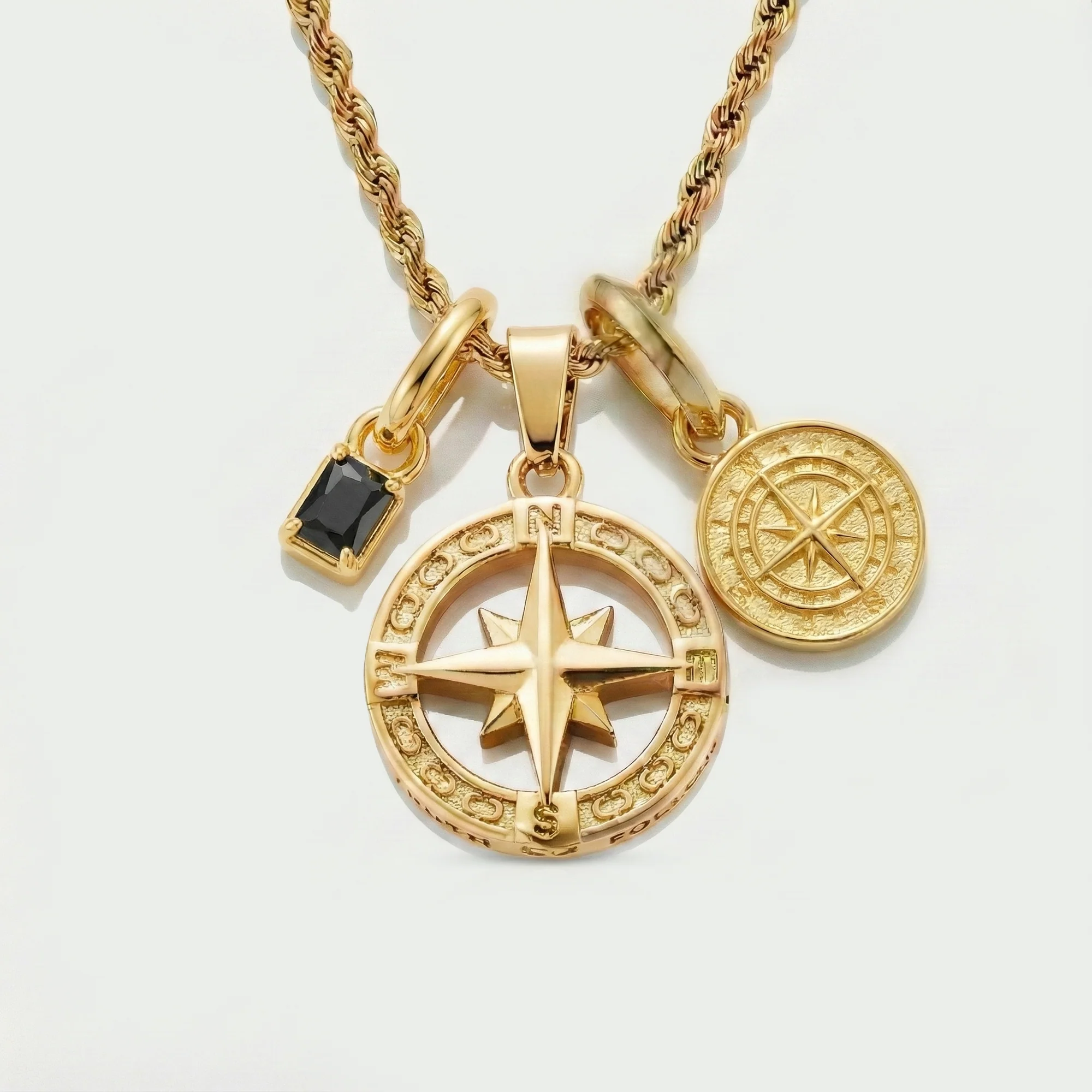 Build Your Own Pendant (Gold) | Onyx Stone - Image 83