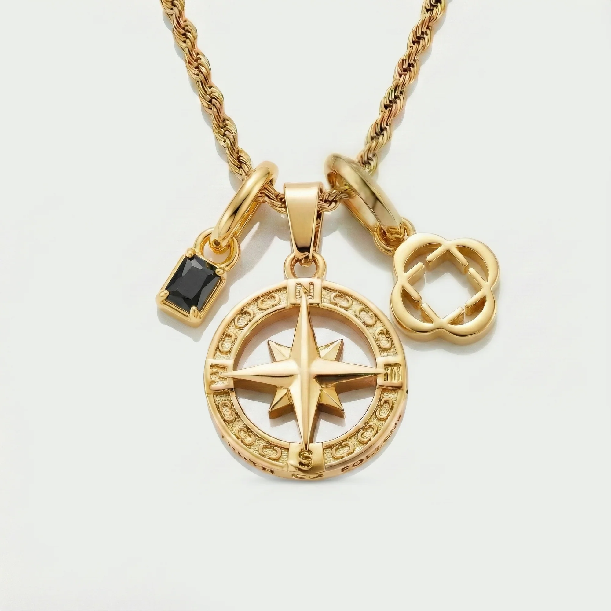 Build Your Own Pendant (Gold) | Onyx Stone - Image 84