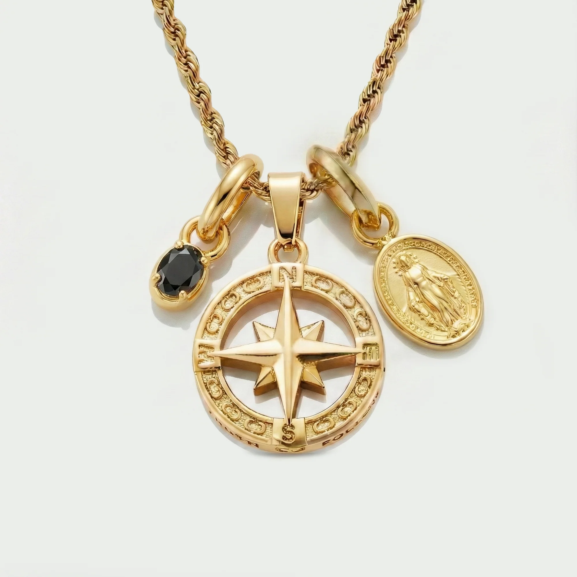 Build Your Own Pendant (Gold) | Onyx Stone - Image 88