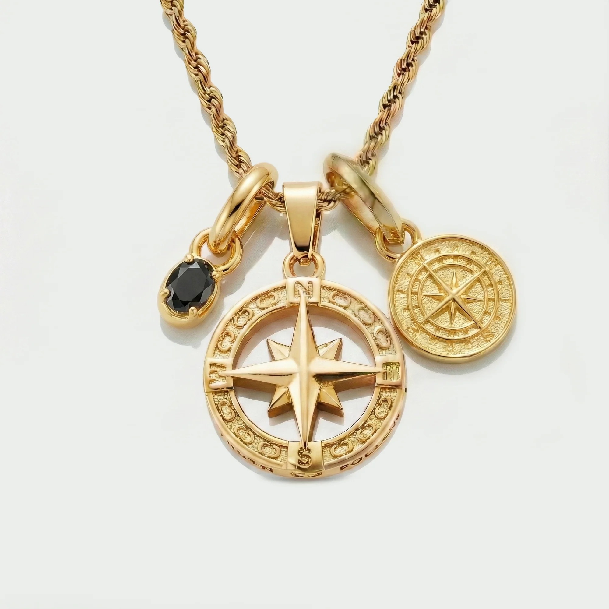 Build Your Own Pendant (Gold) | Onyx Stone - Image 89