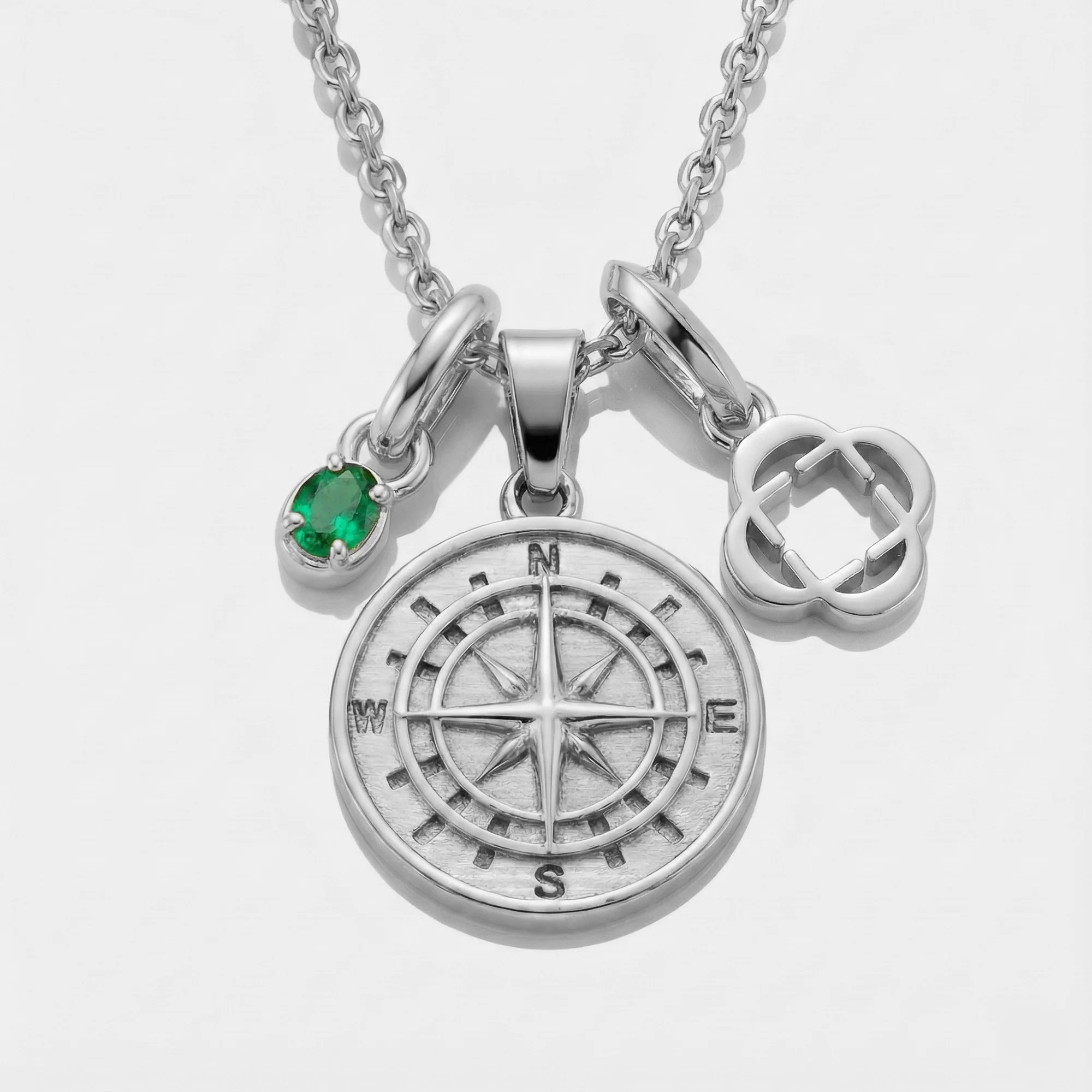 Build Your Own Pendant (Silver) | Emerald Stone - Image 20