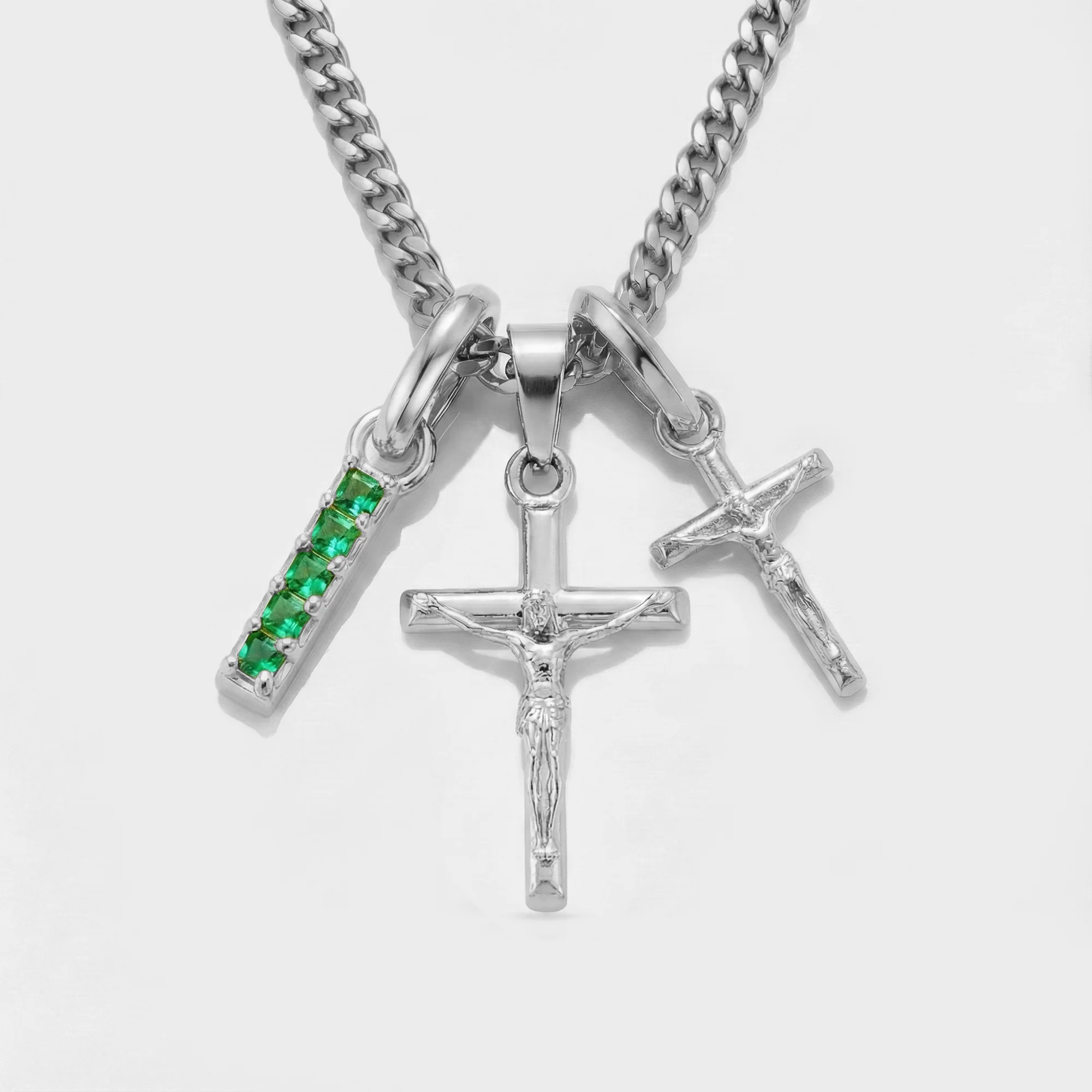 Build Your Own Pendant (Silver) | Emerald Stone - Image 22
