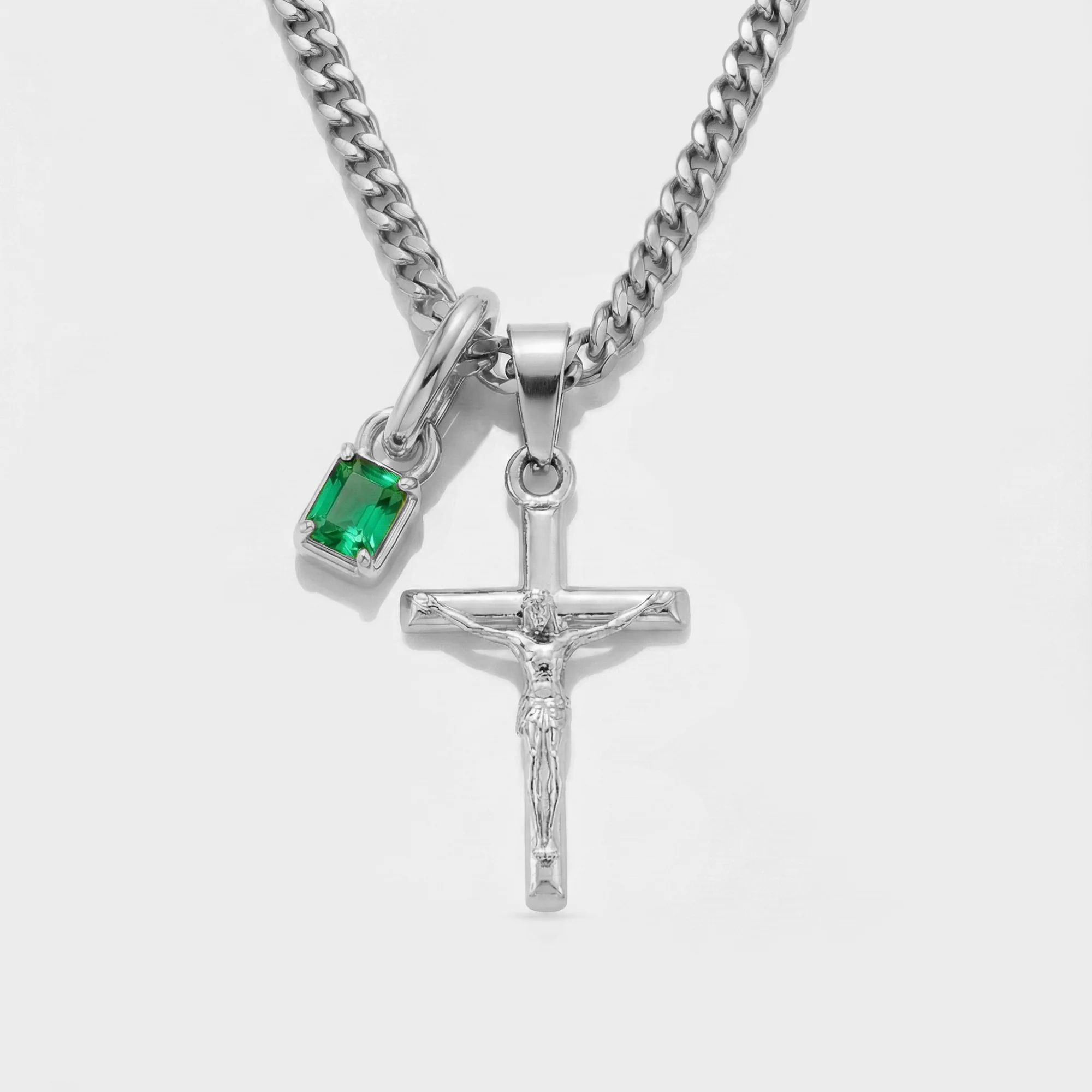 Build Your Own Pendant (Silver) | Emerald Stone - Image 27