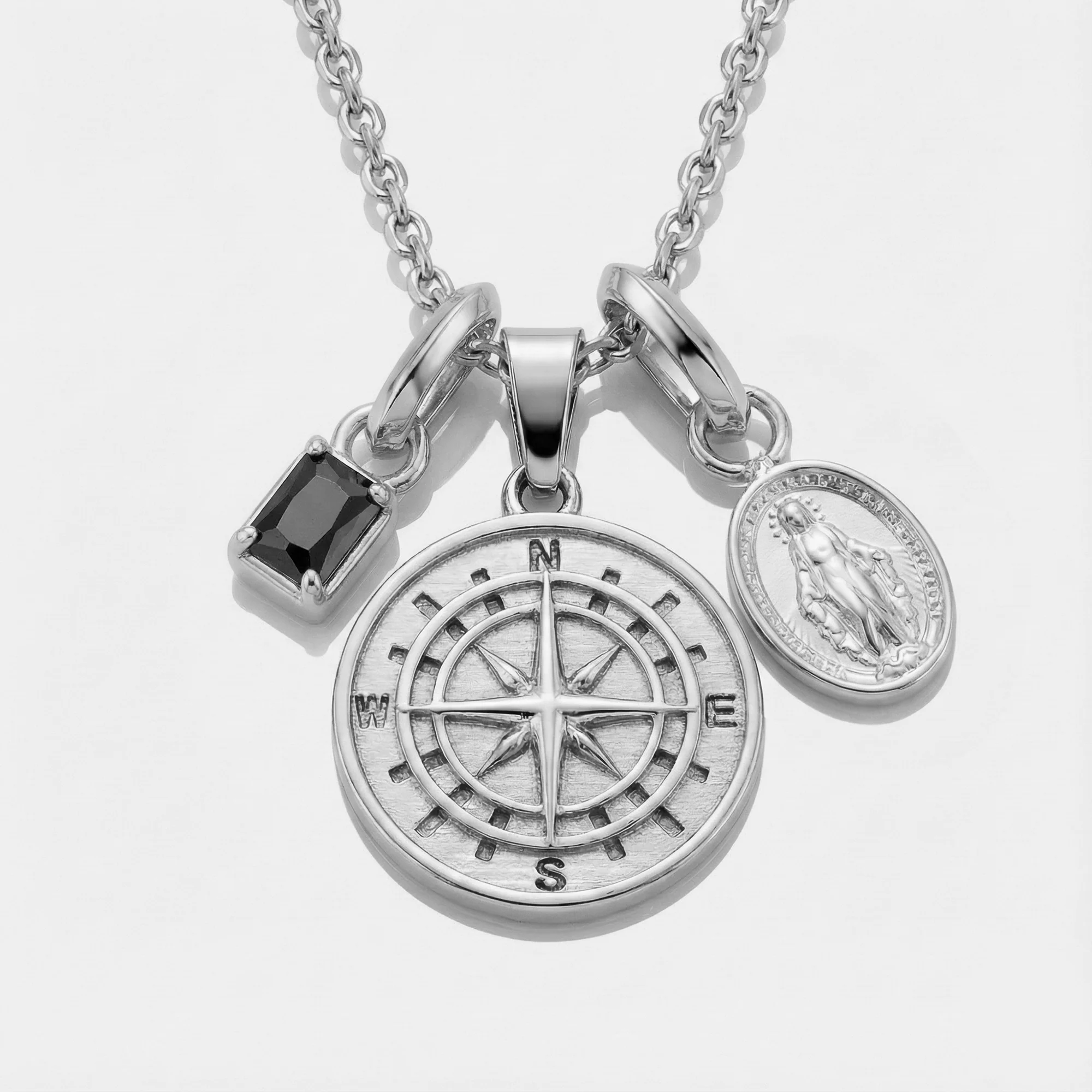 Build Your Own Pendant (Silver) | Onyx Stone - Image 11