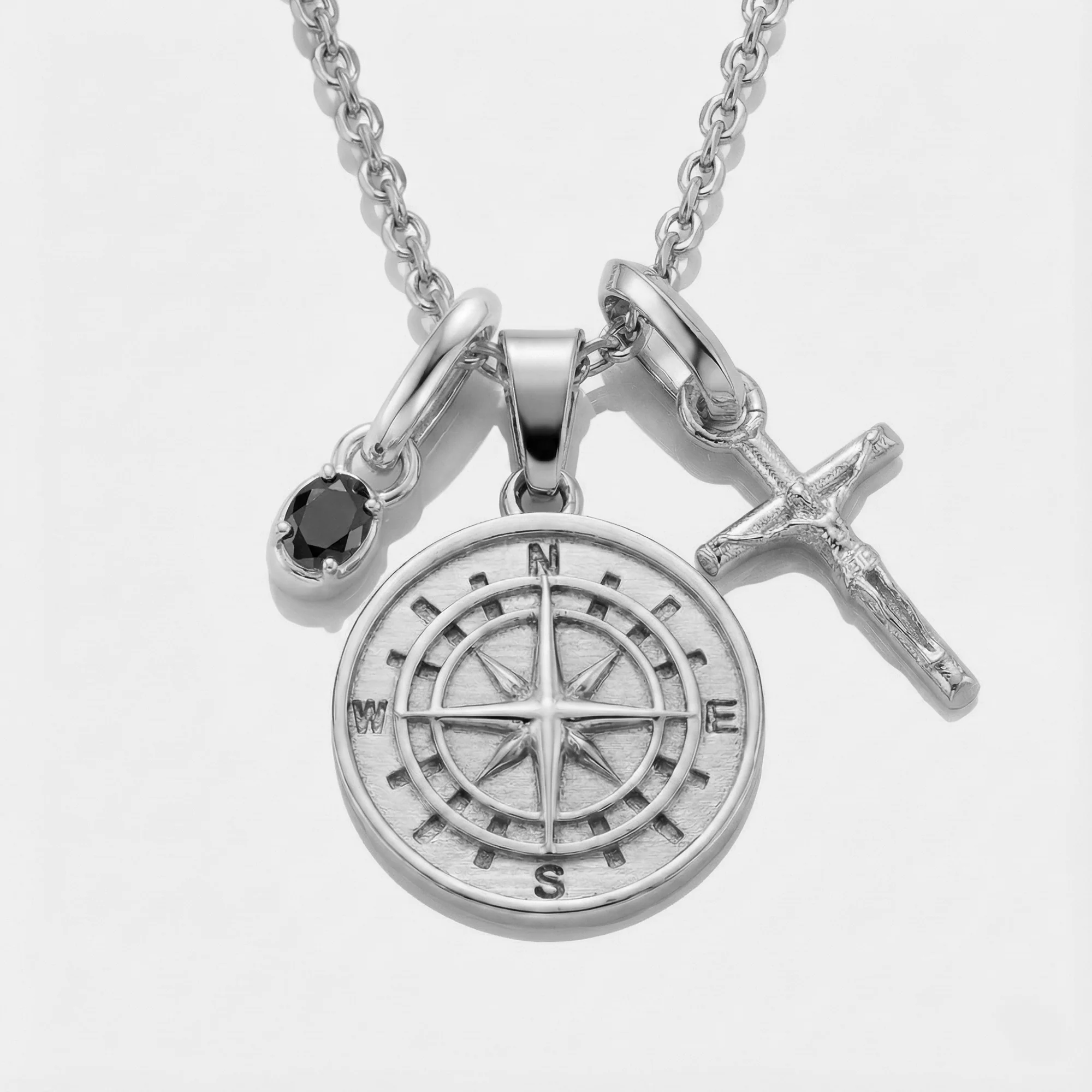 Build Your Own Pendant (Silver) | Onyx Stone - Image 15