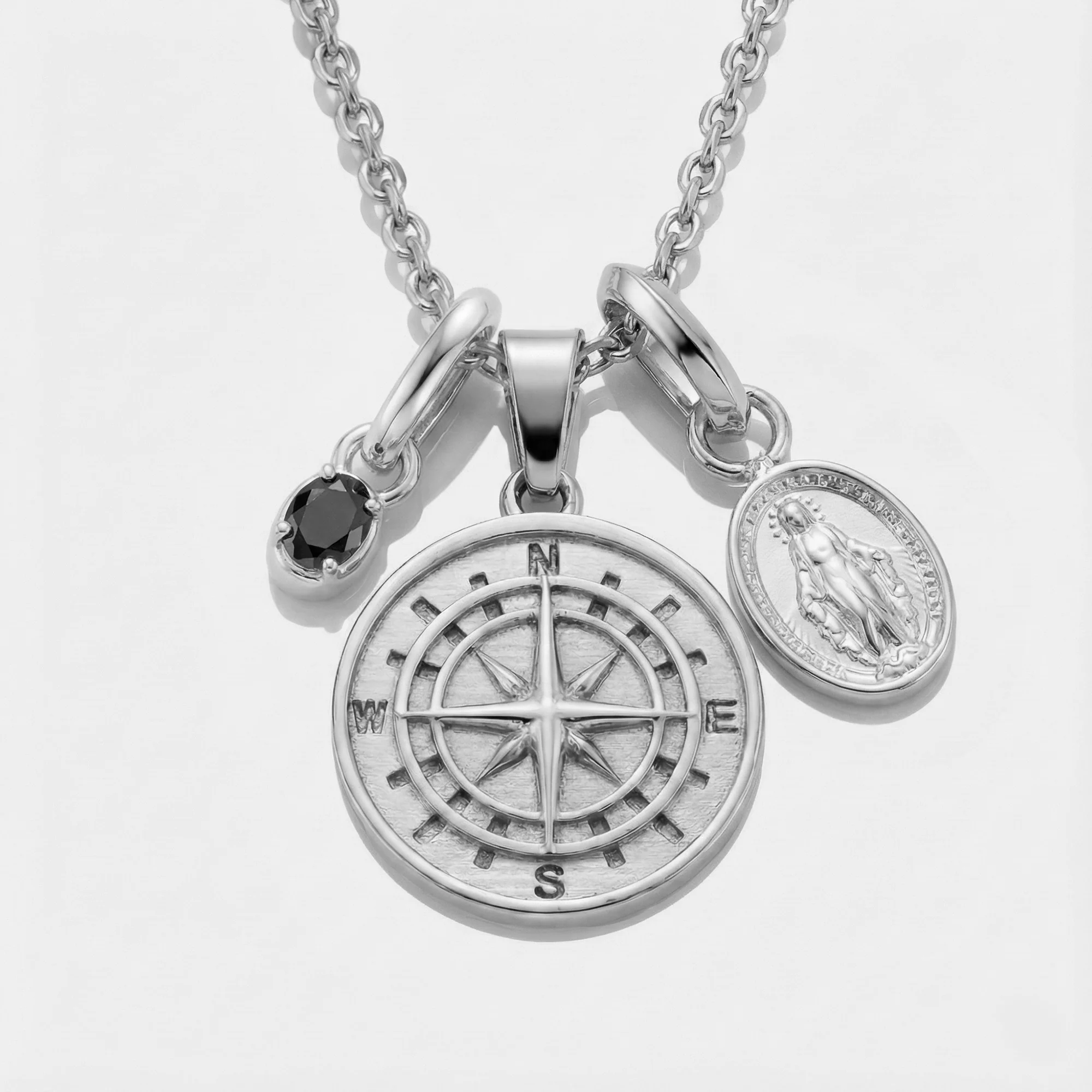 Build Your Own Pendant (Silver) | Onyx Stone - Image 17