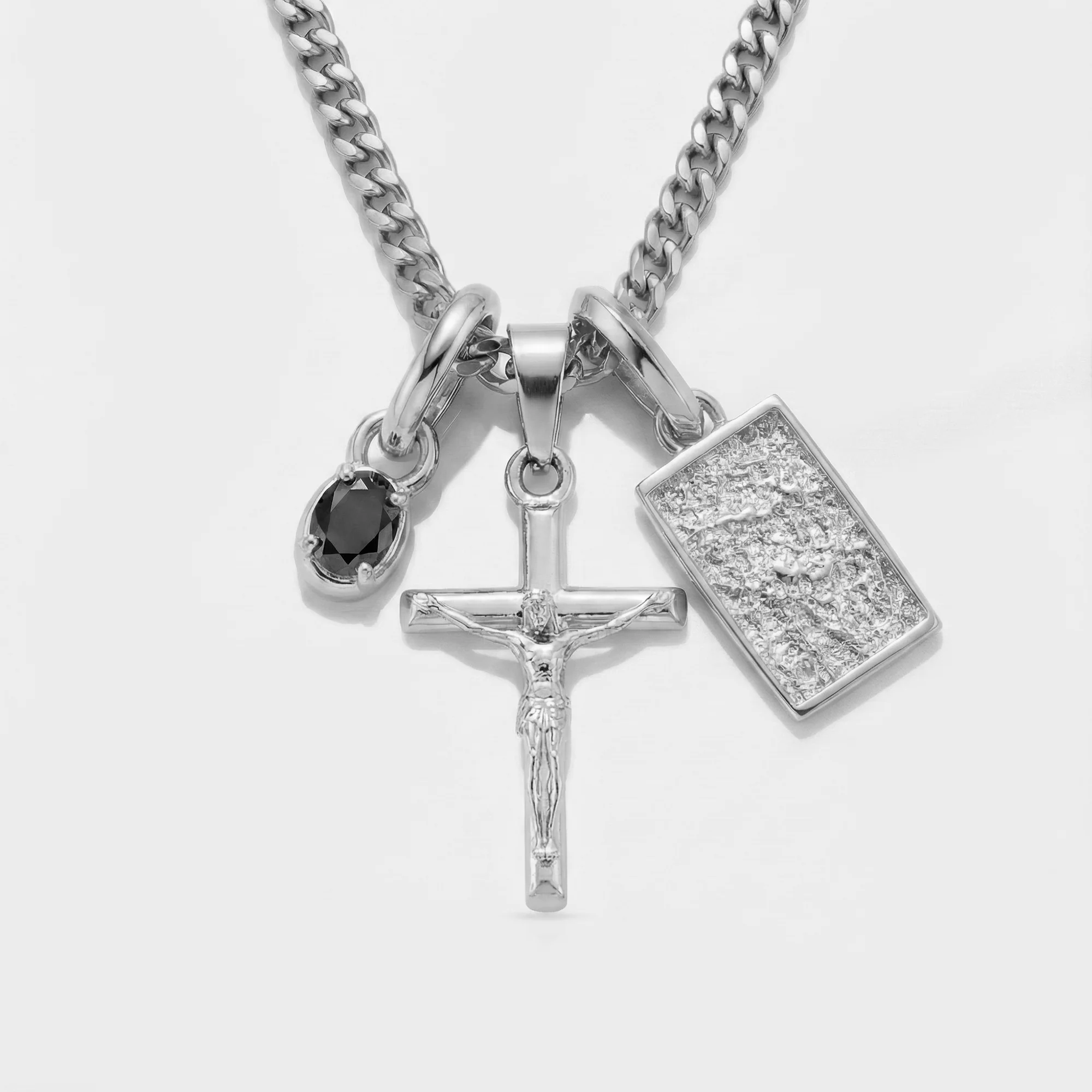 Build Your Own Pendant (Silver) | Onyx Stone - Image 33