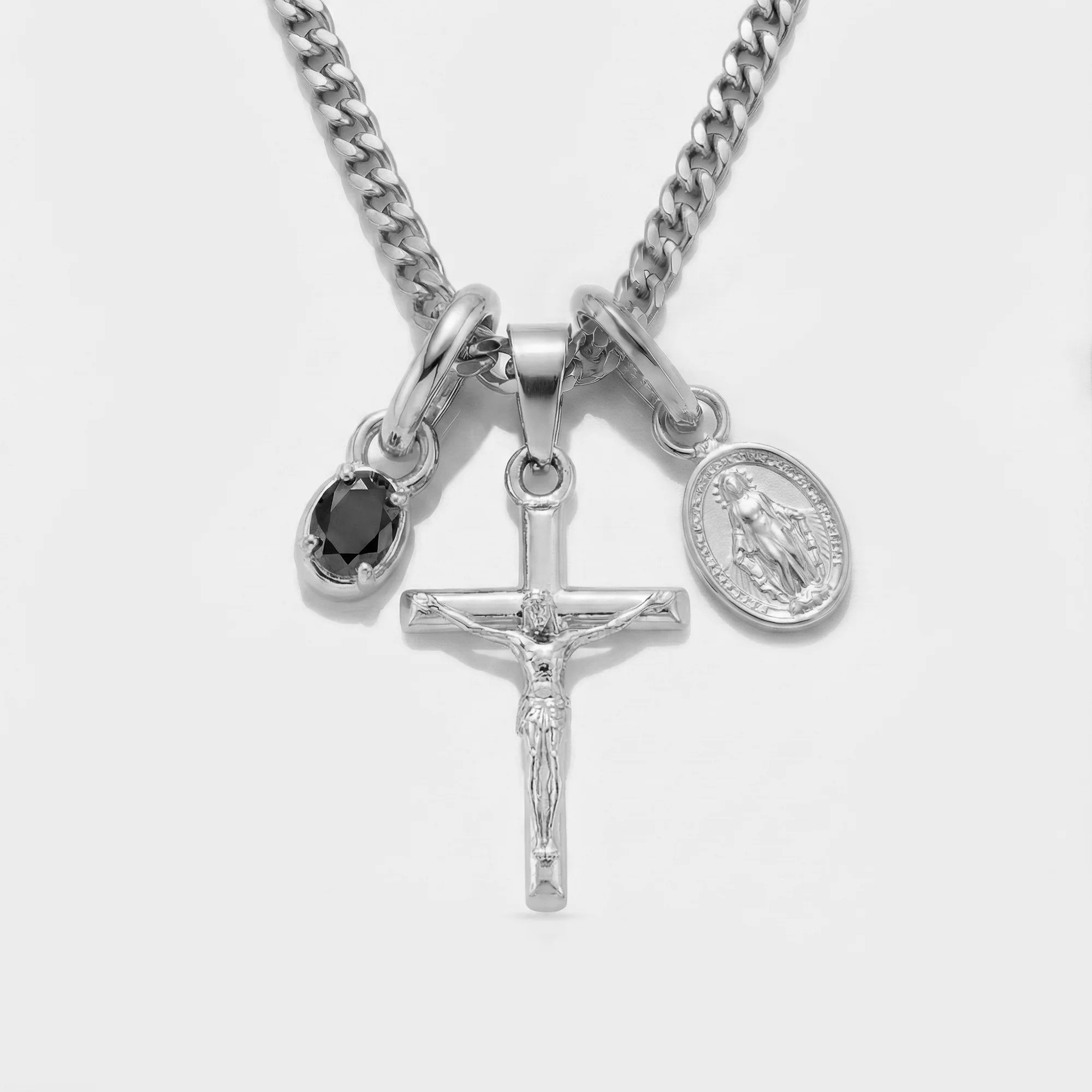 Build Your Own Pendant (Silver) | Onyx Stone - Image 34
