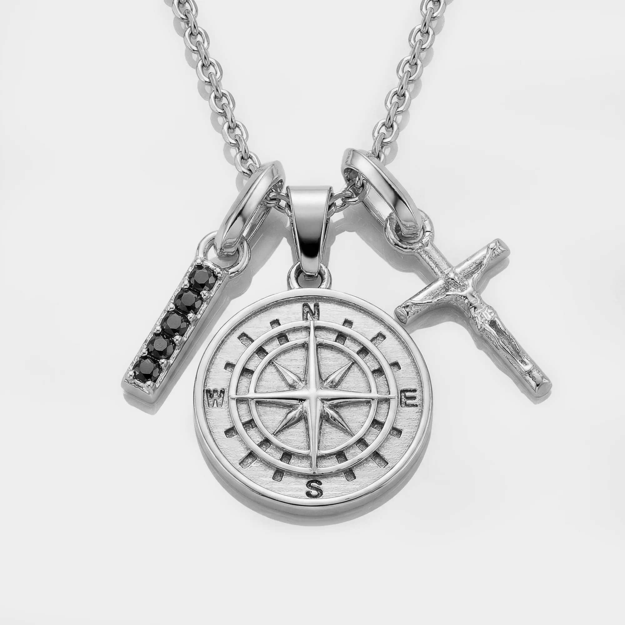Build Your Own Pendant (Silver) | Onyx Stone - Image 4