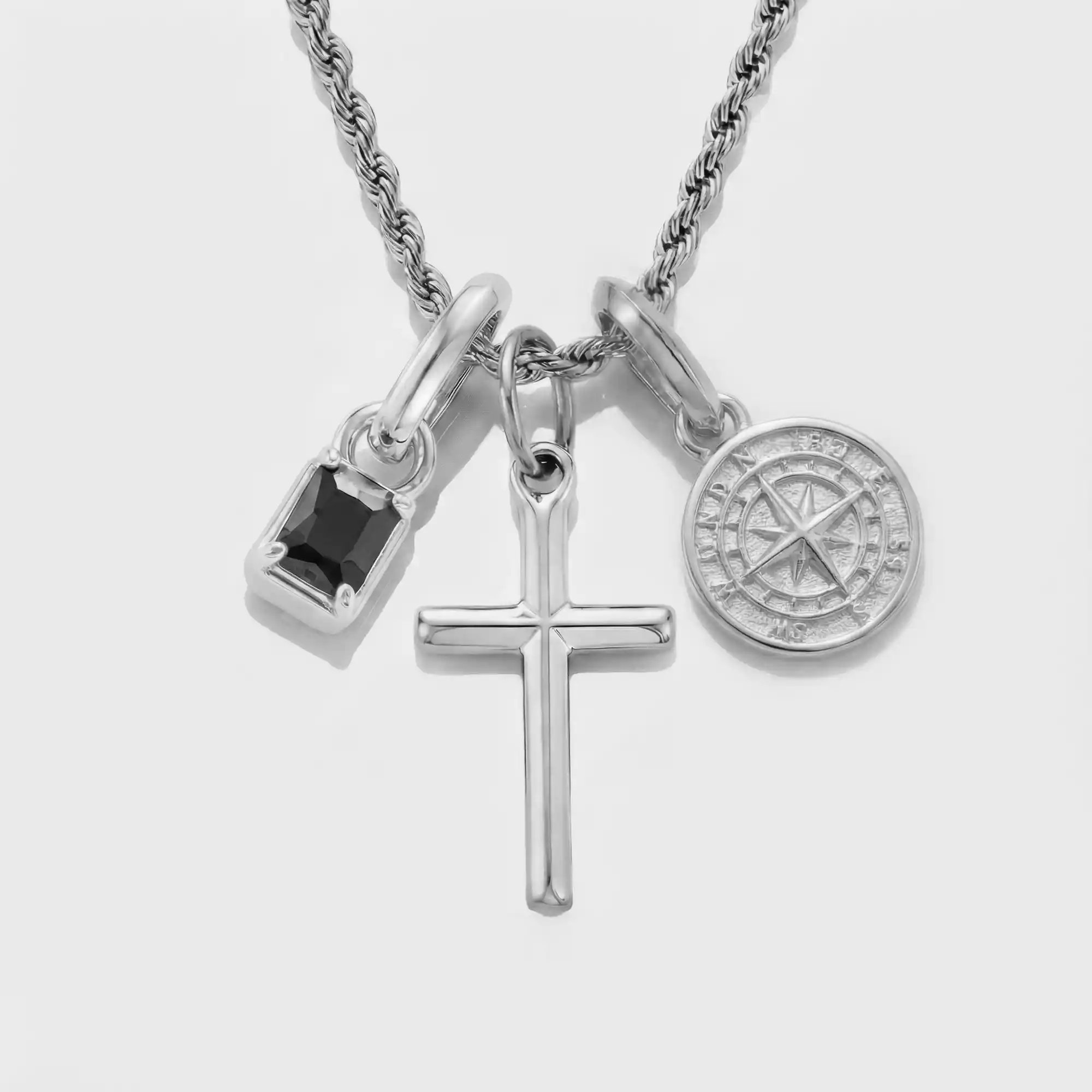 Build Your Own Pendant (Silver) | Onyx Stone - Image 47