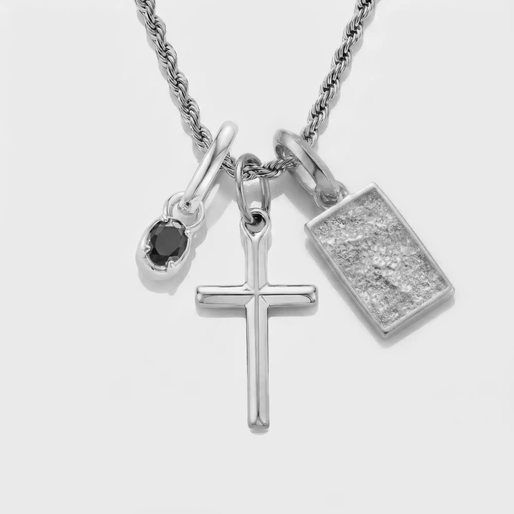 Build Your Own Pendant (Silver) | Onyx Stone - Image 51