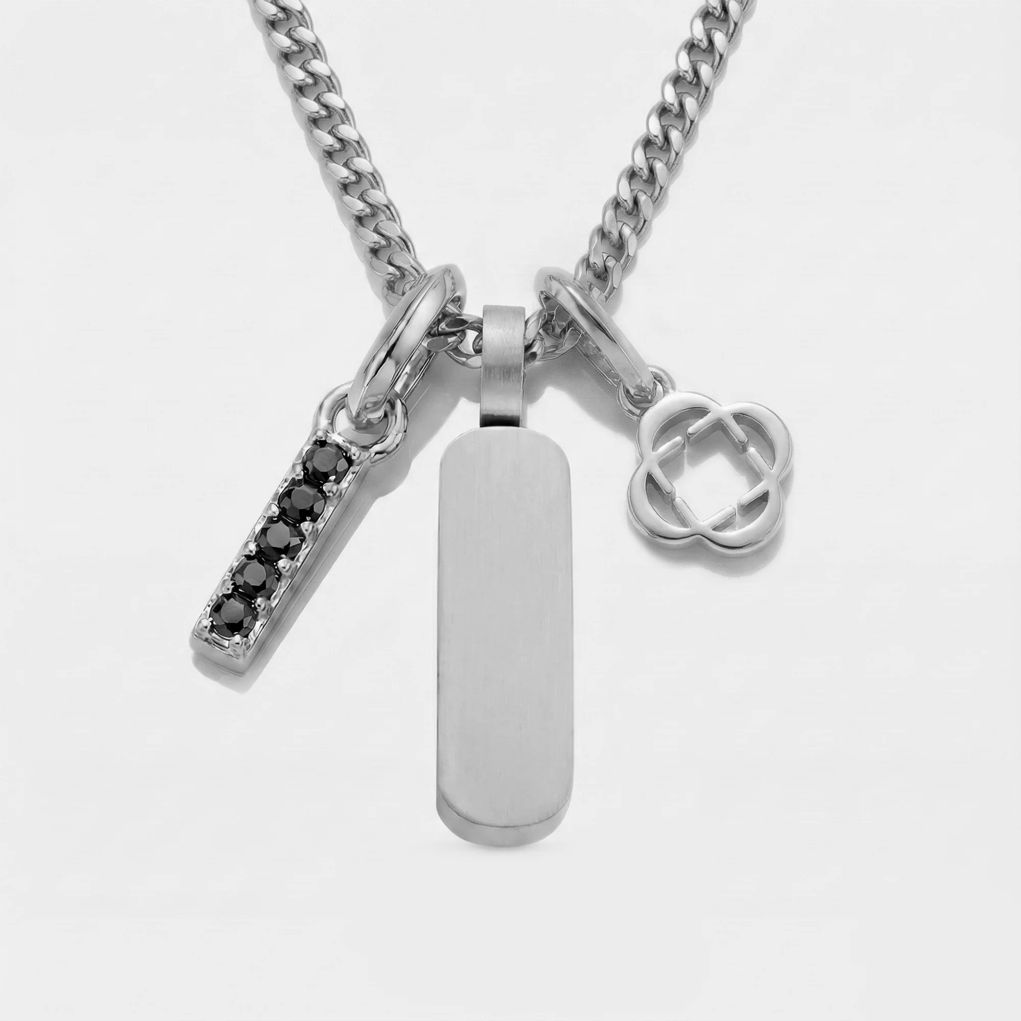 Build Your Own Pendant (Silver) | Onyx Stone - Image 60