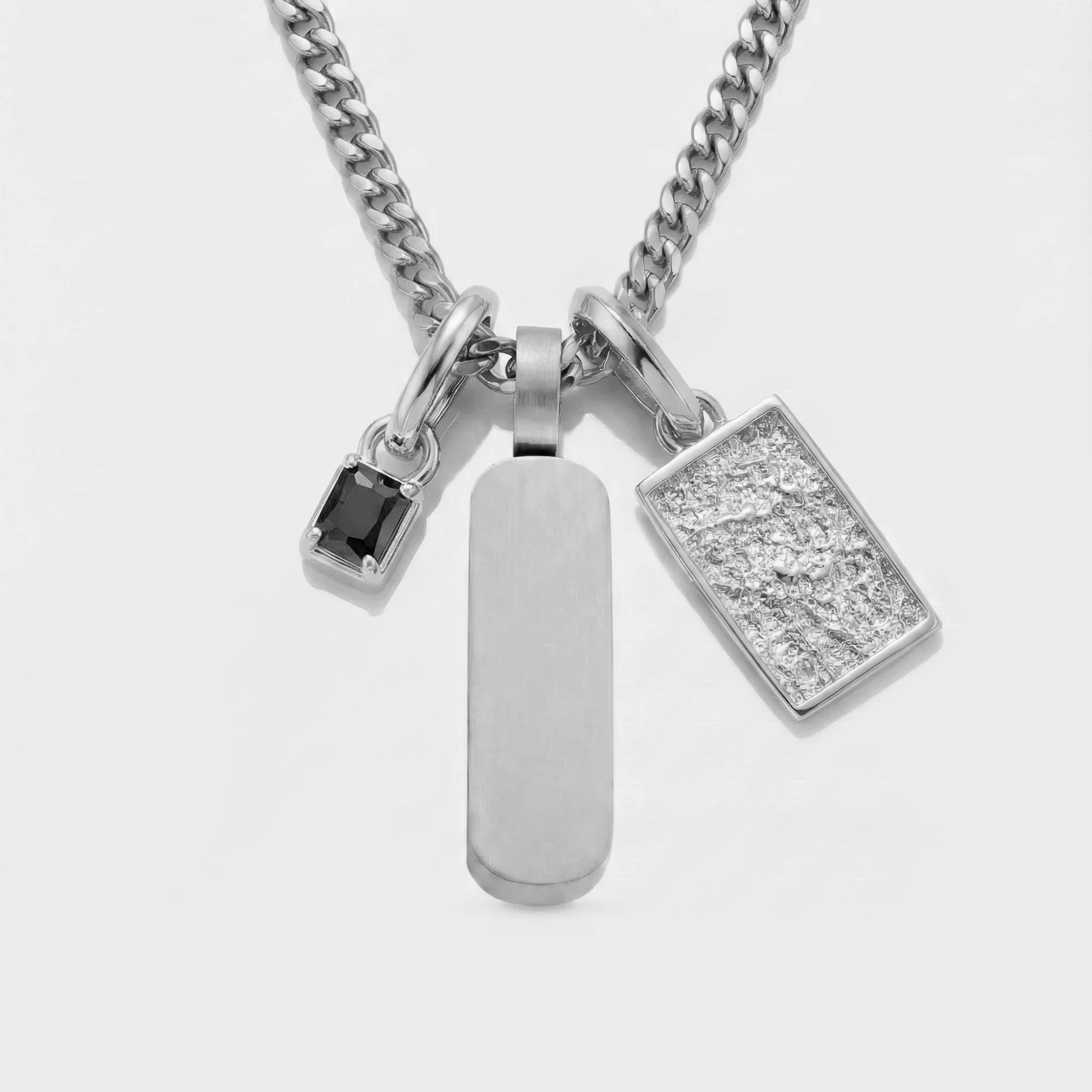 Build Your Own Pendant (Silver) | Onyx Stone - Image 63