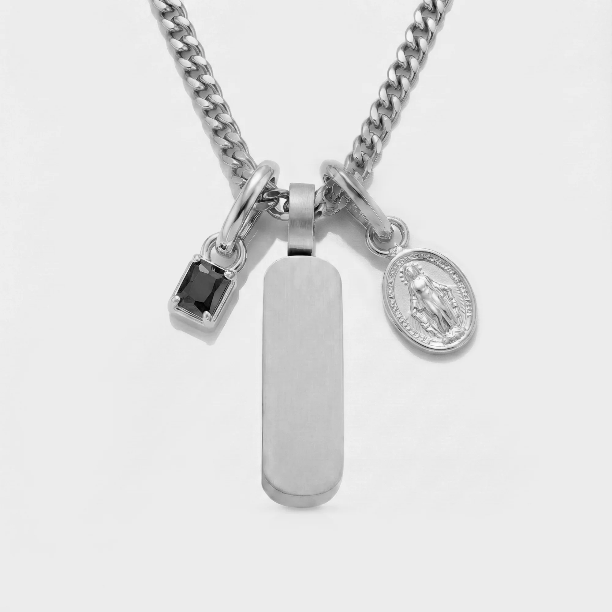 Build Your Own Pendant (Silver) | Onyx Stone - Image 64