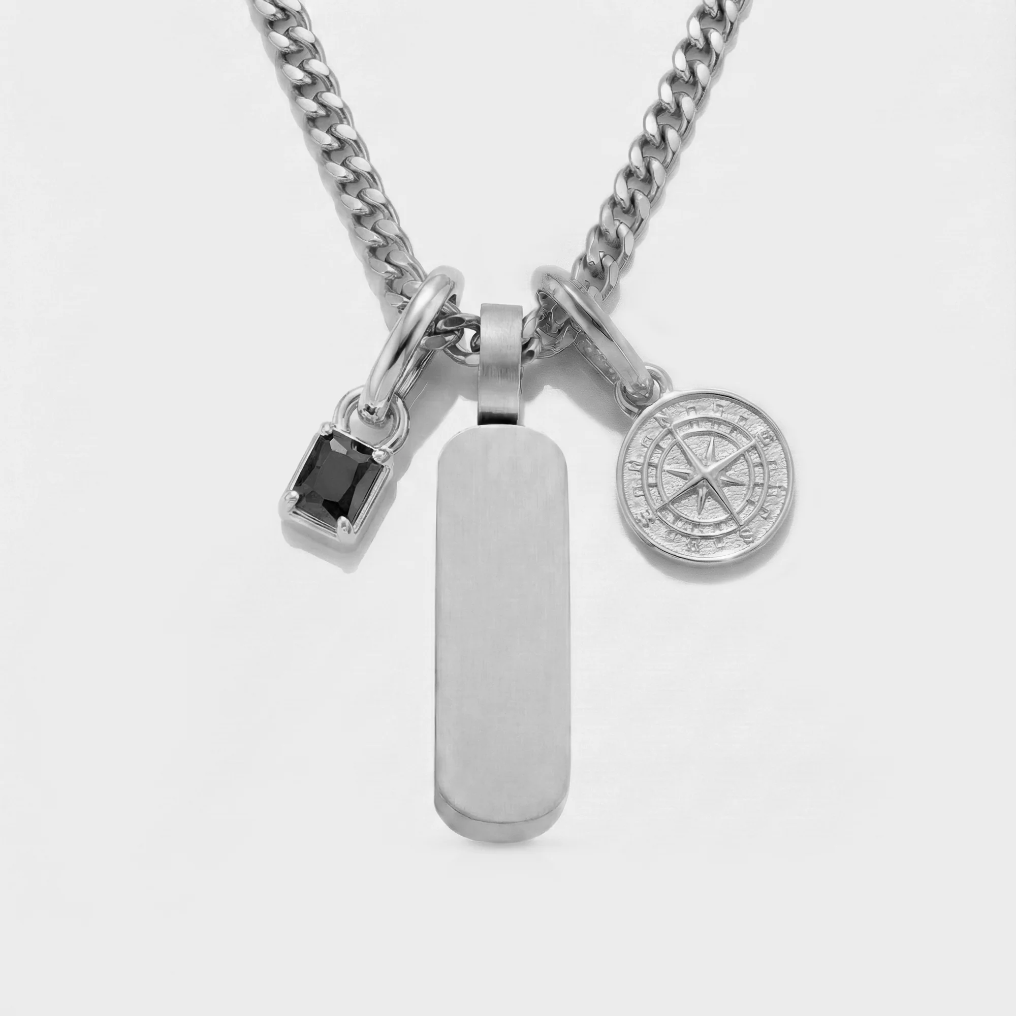 Build Your Own Pendant (Silver) | Onyx Stone - Image 65
