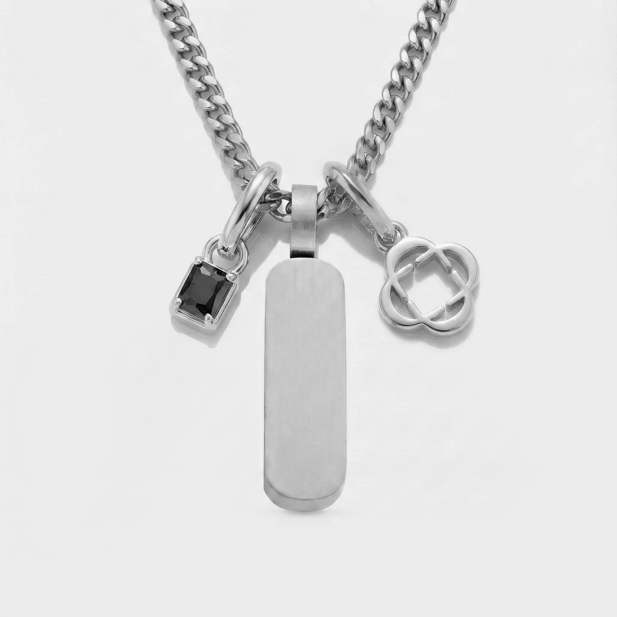 Build Your Own Pendant (Silver) | Onyx Stone - Image 66