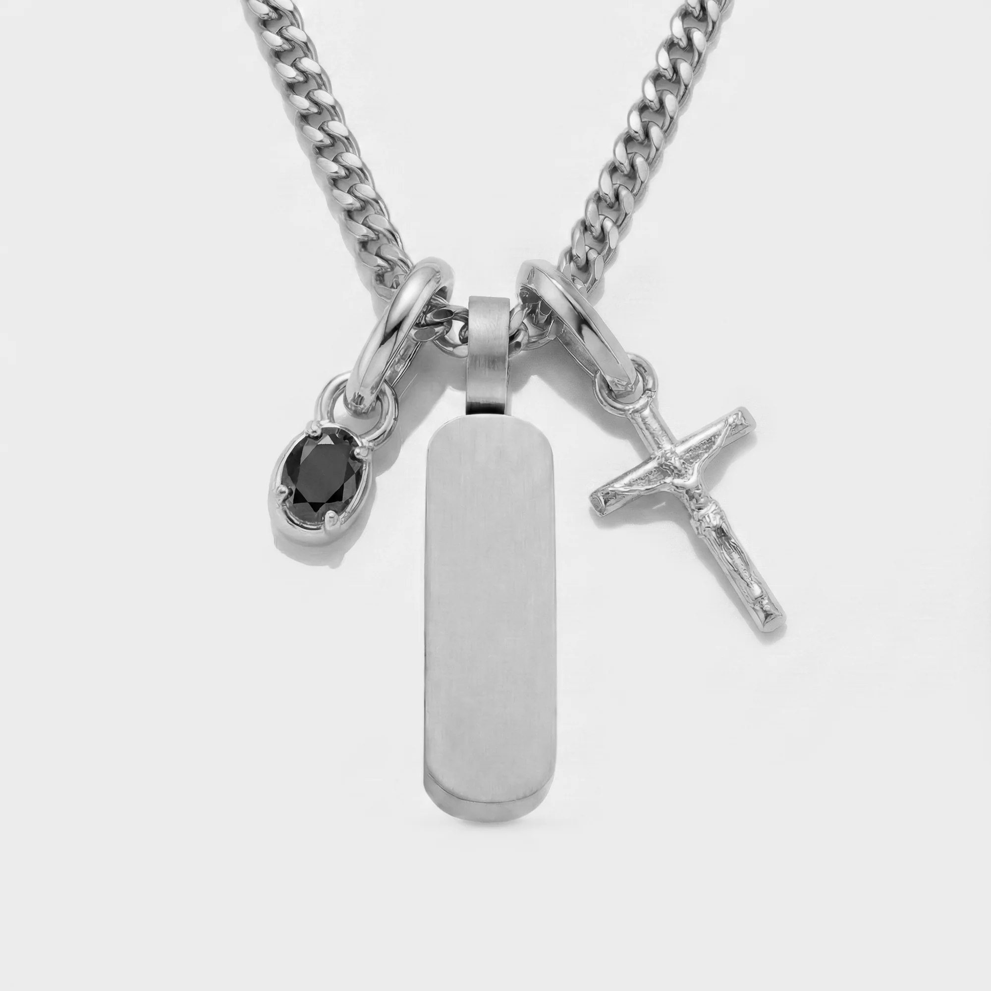 Build Your Own Pendant (Silver) | Onyx Stone - Image 68