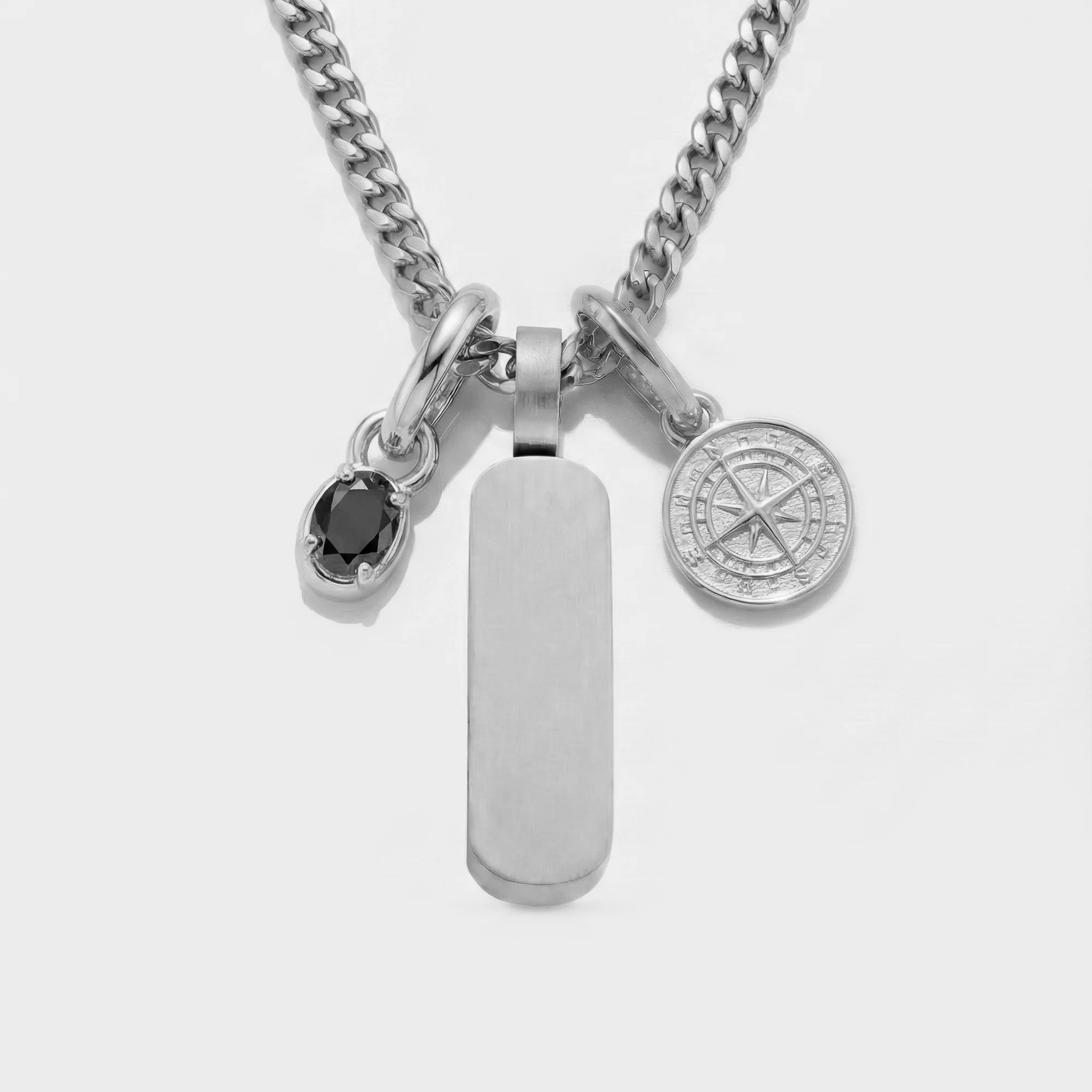 Build Your Own Pendant (Silver) | Onyx Stone - Image 71