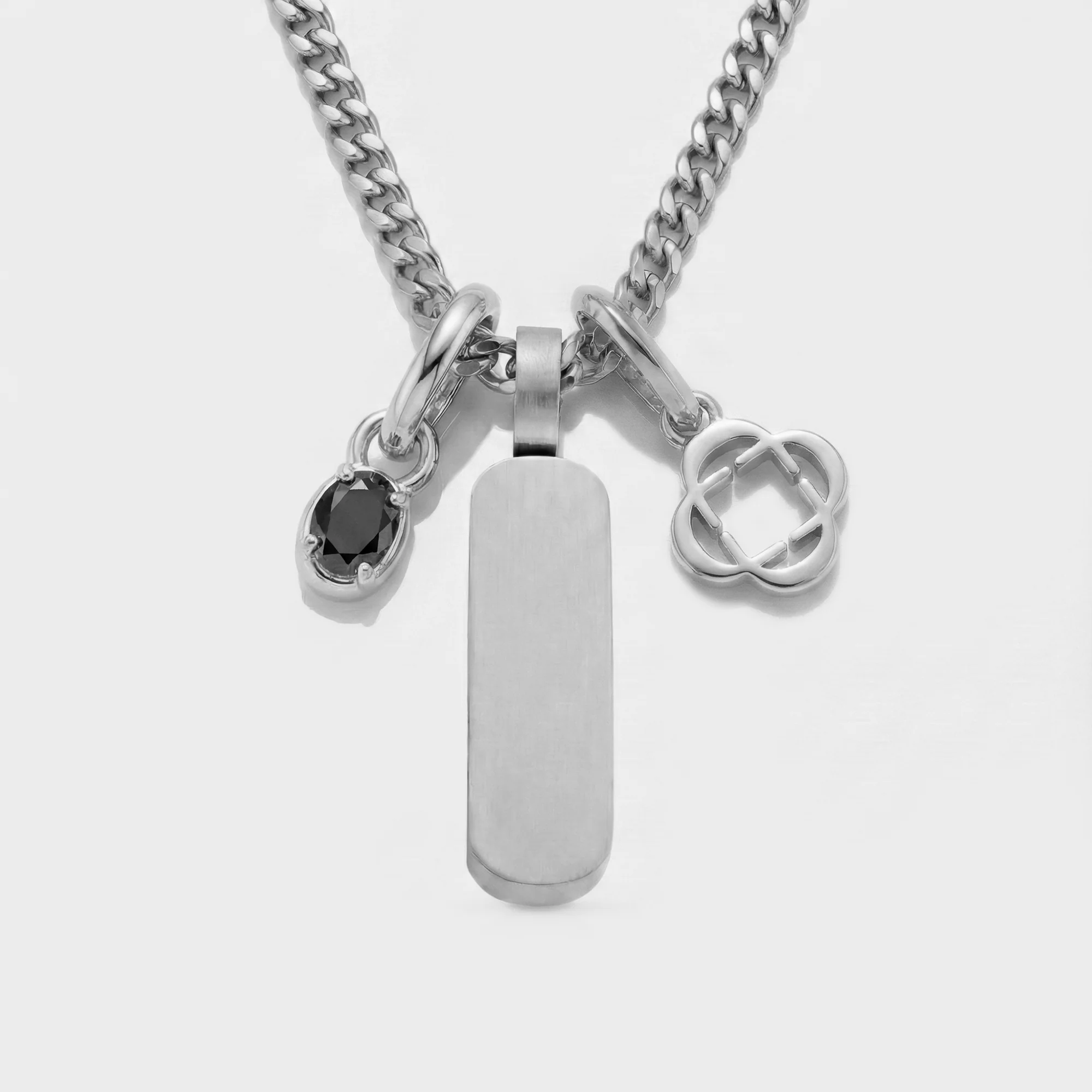 Build Your Own Pendant (Silver) | Onyx Stone - Image 72