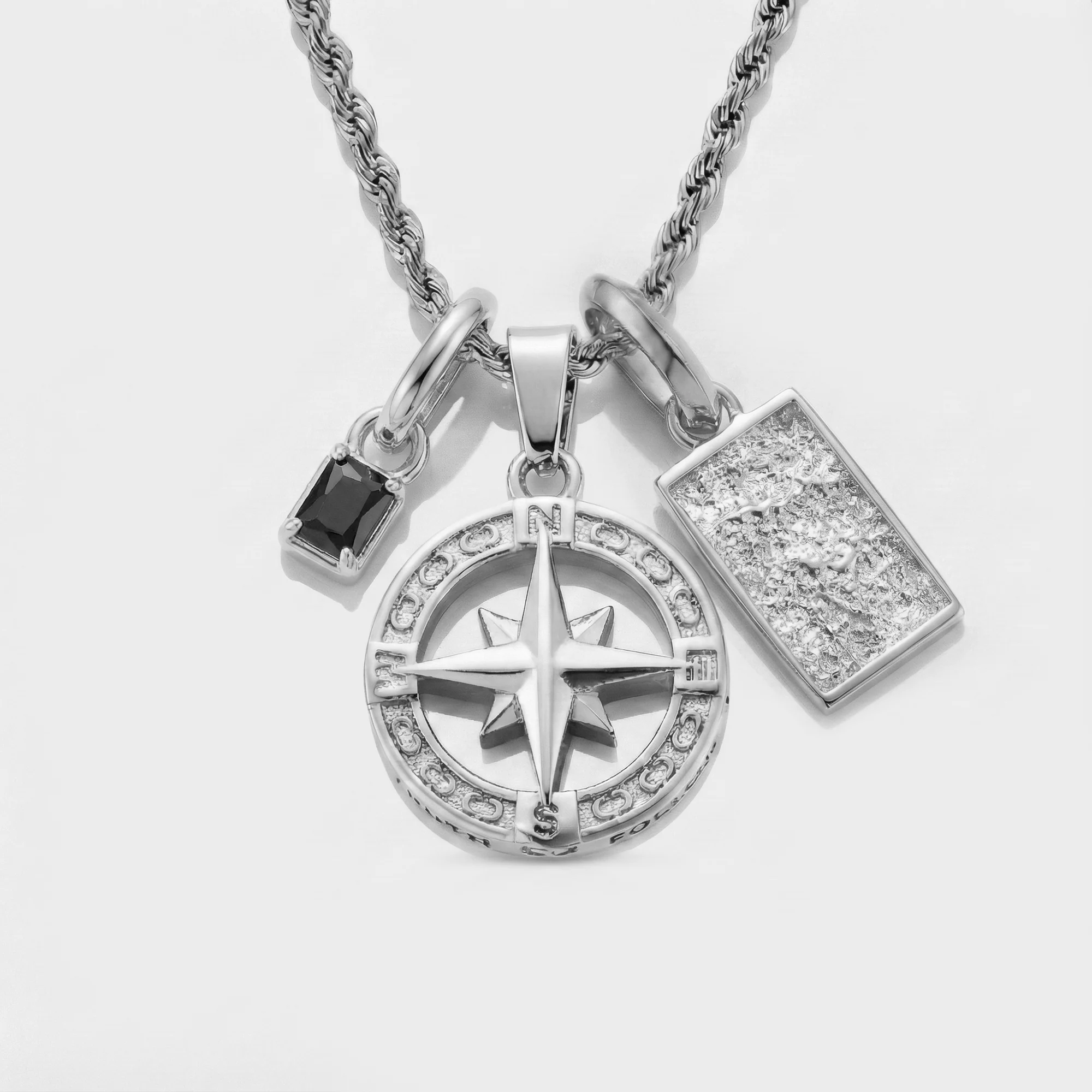 Build Your Own Pendant (Silver) | Onyx Stone - Image 81