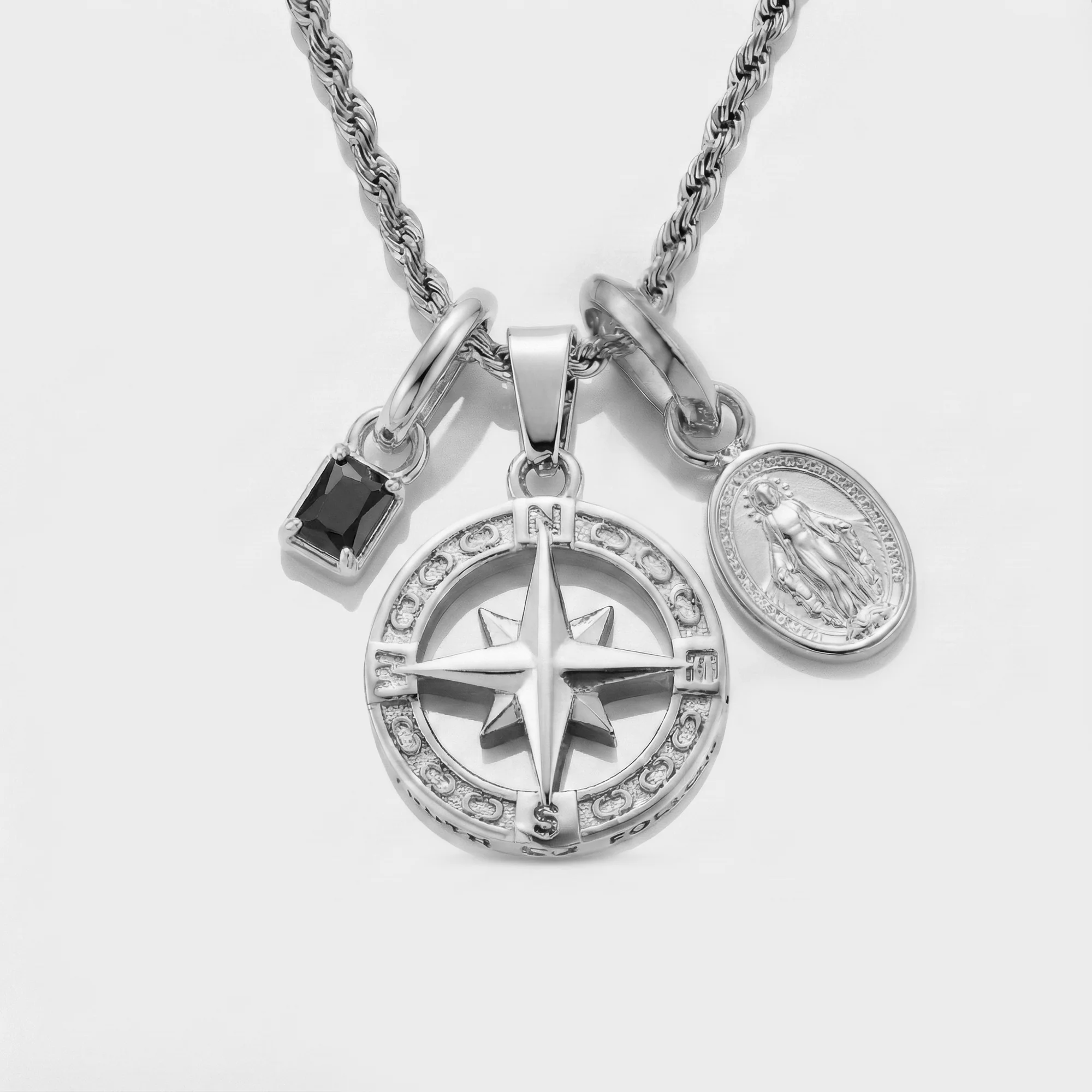 Build Your Own Pendant (Silver) | Onyx Stone - Image 82