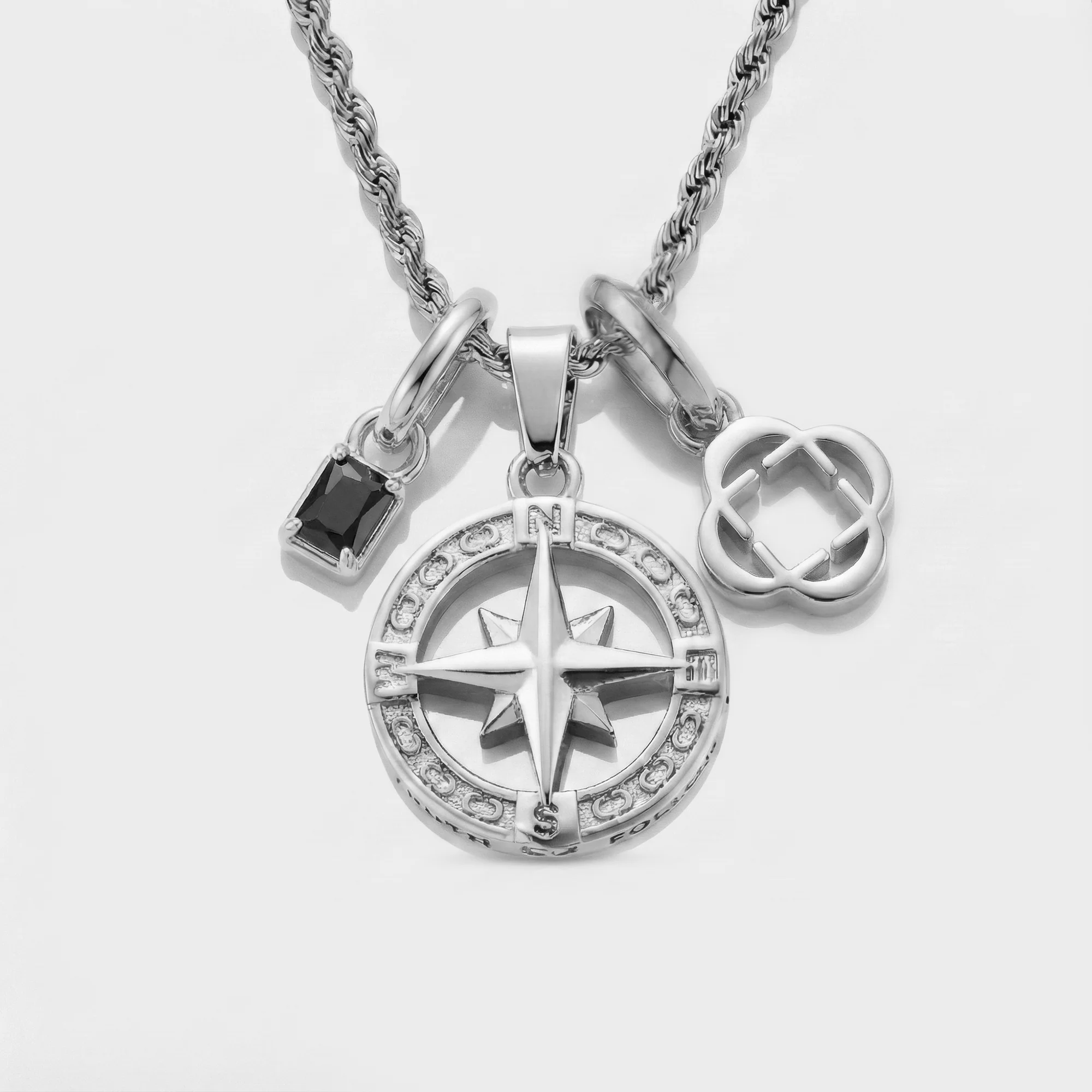 Build Your Own Pendant (Silver) | Onyx Stone - Image 84