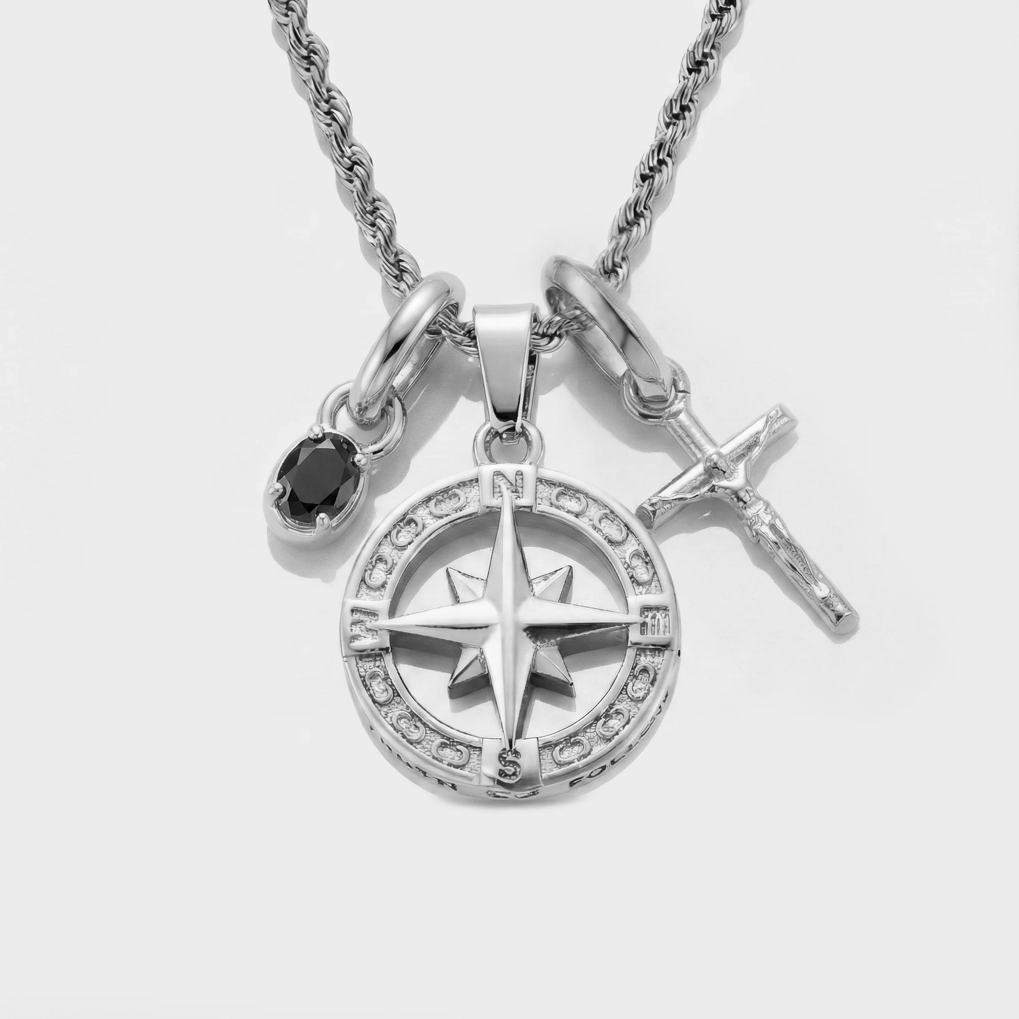 Build Your Own Pendant (Silver) | Onyx Stone - Image 86