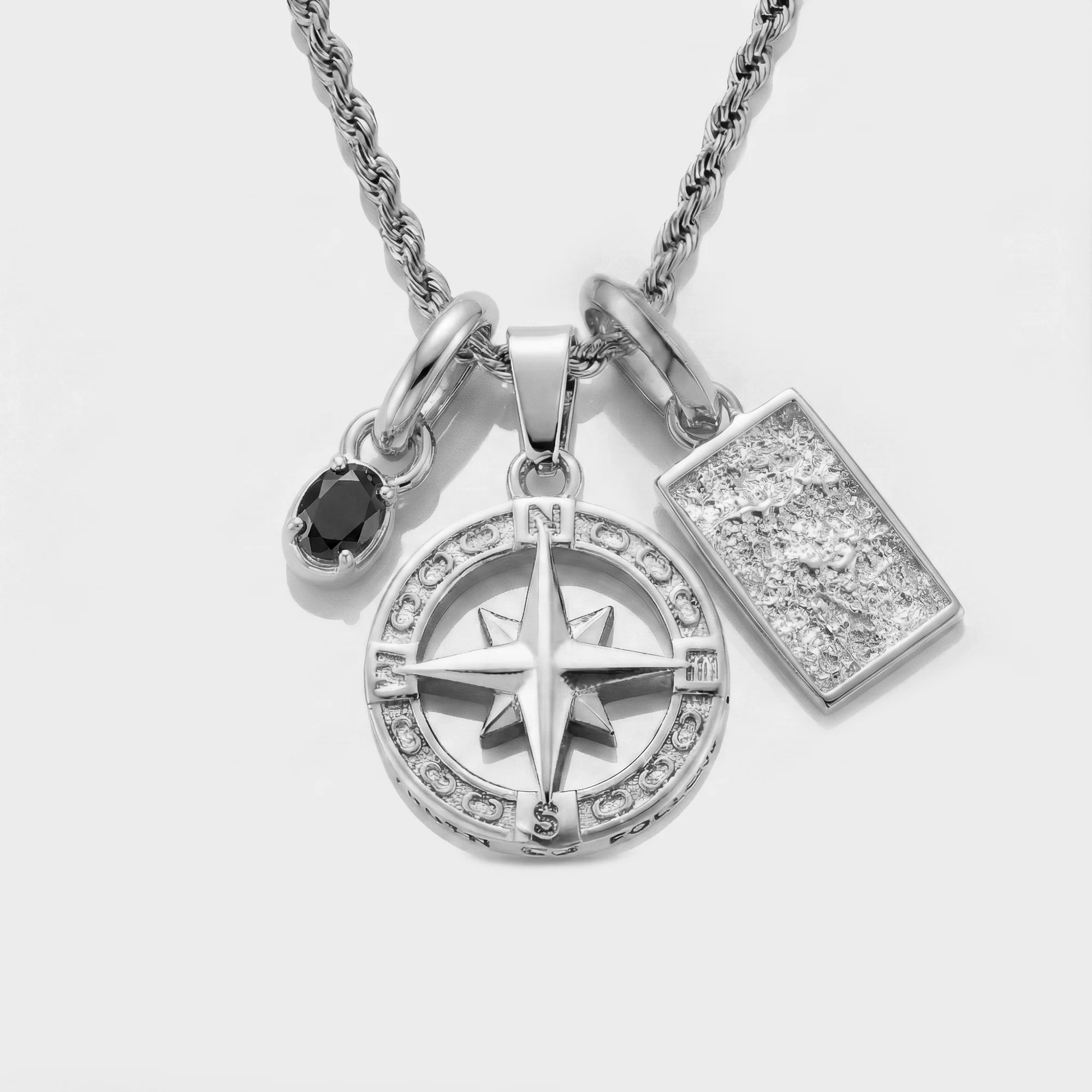 Build Your Own Pendant (Silver) | Onyx Stone - Image 87