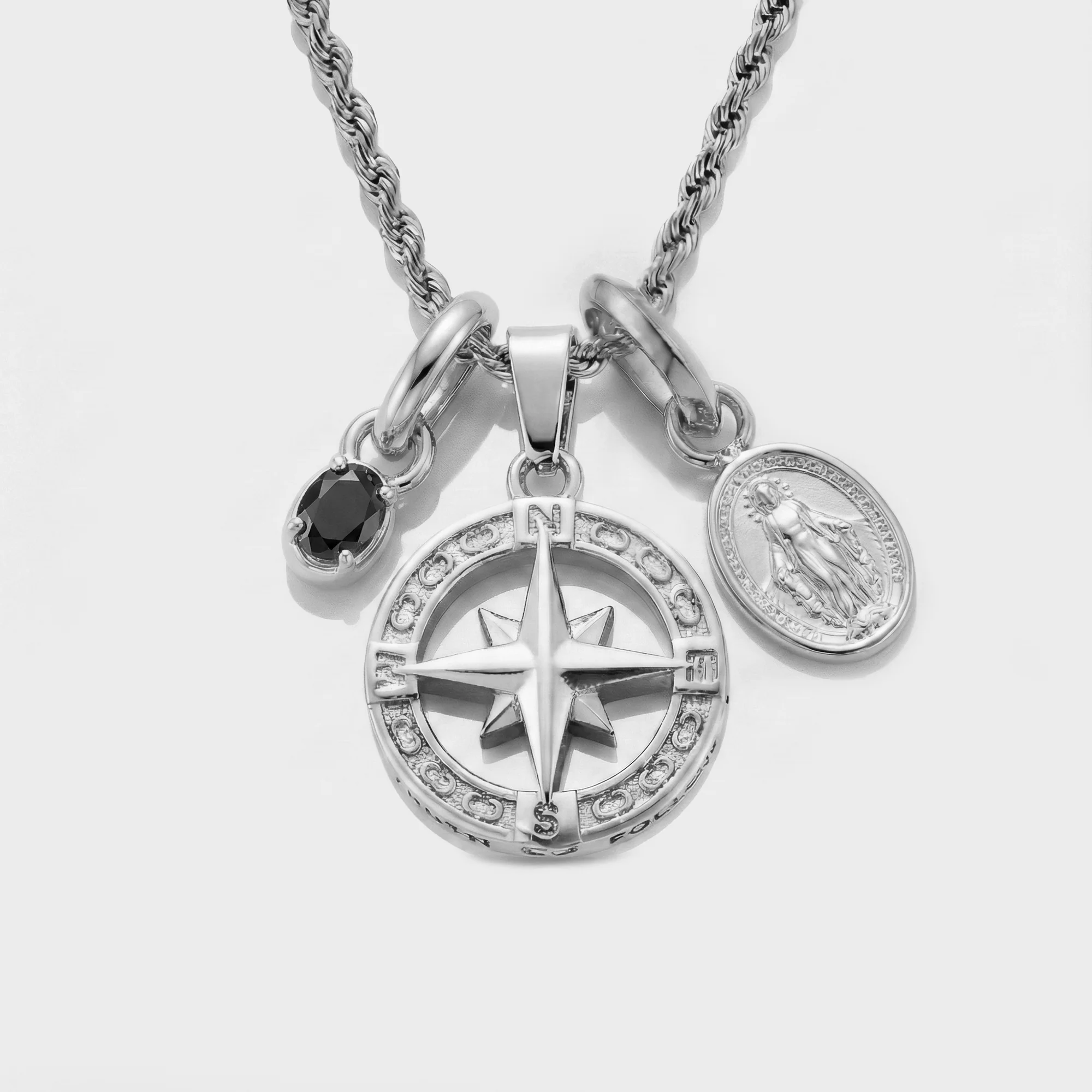 Build Your Own Pendant (Silver) | Onyx Stone - Image 88