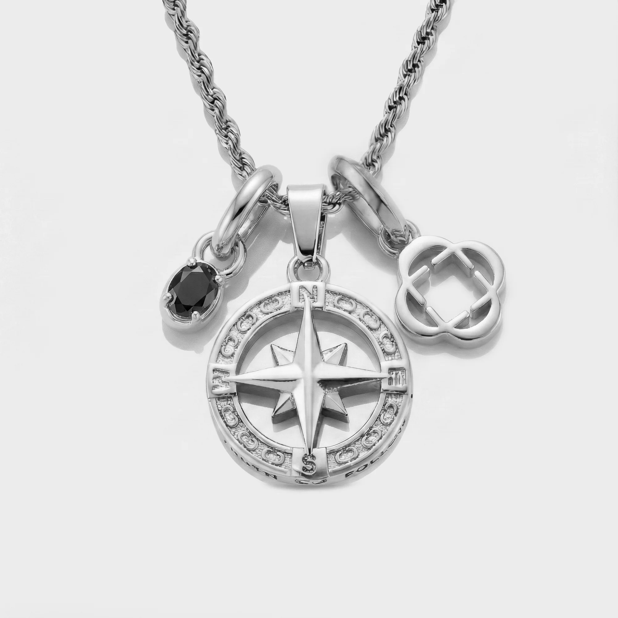 Build Your Own Pendant (Silver) | Onyx Stone - Image 90