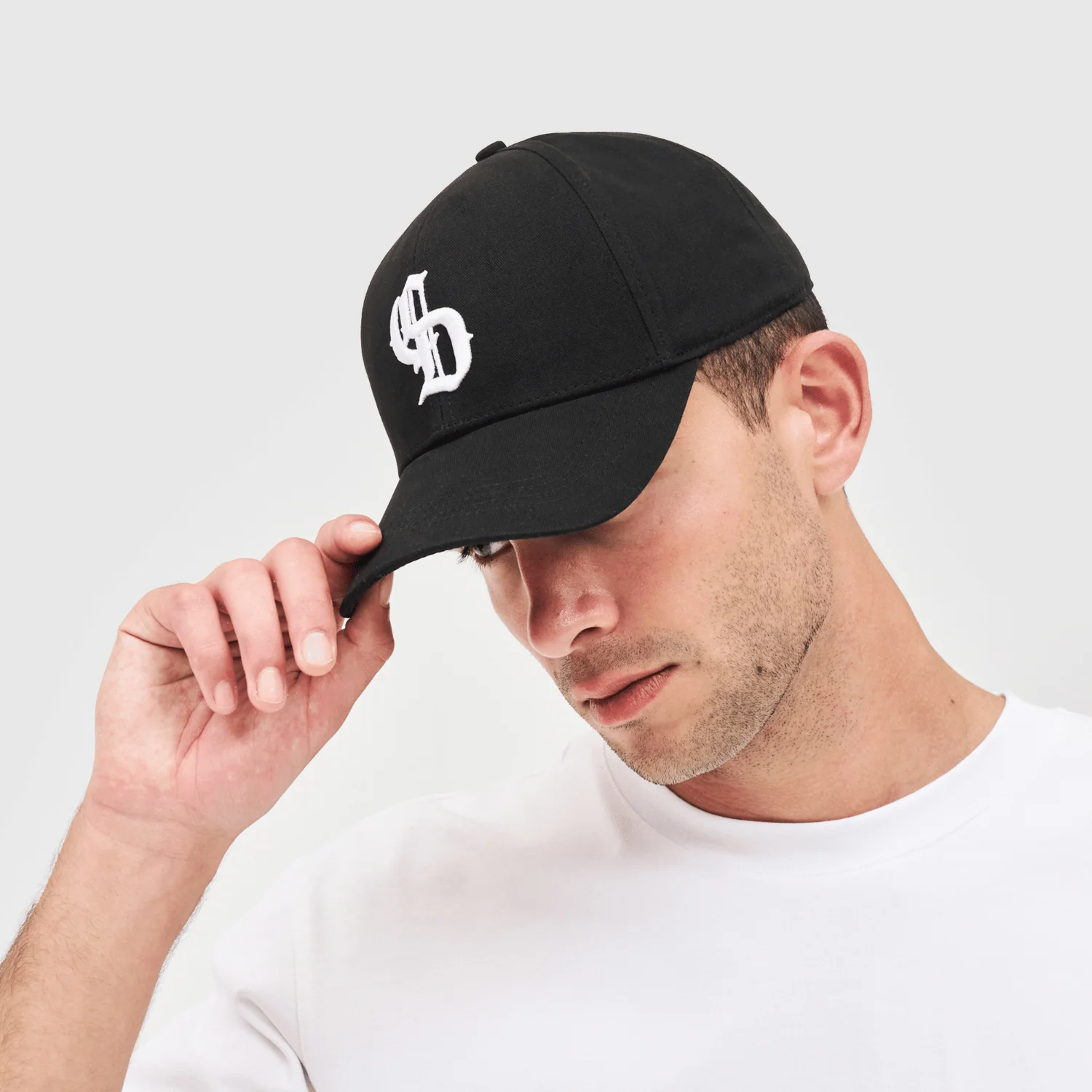 CD Baseball Cap (Black) - Image 6