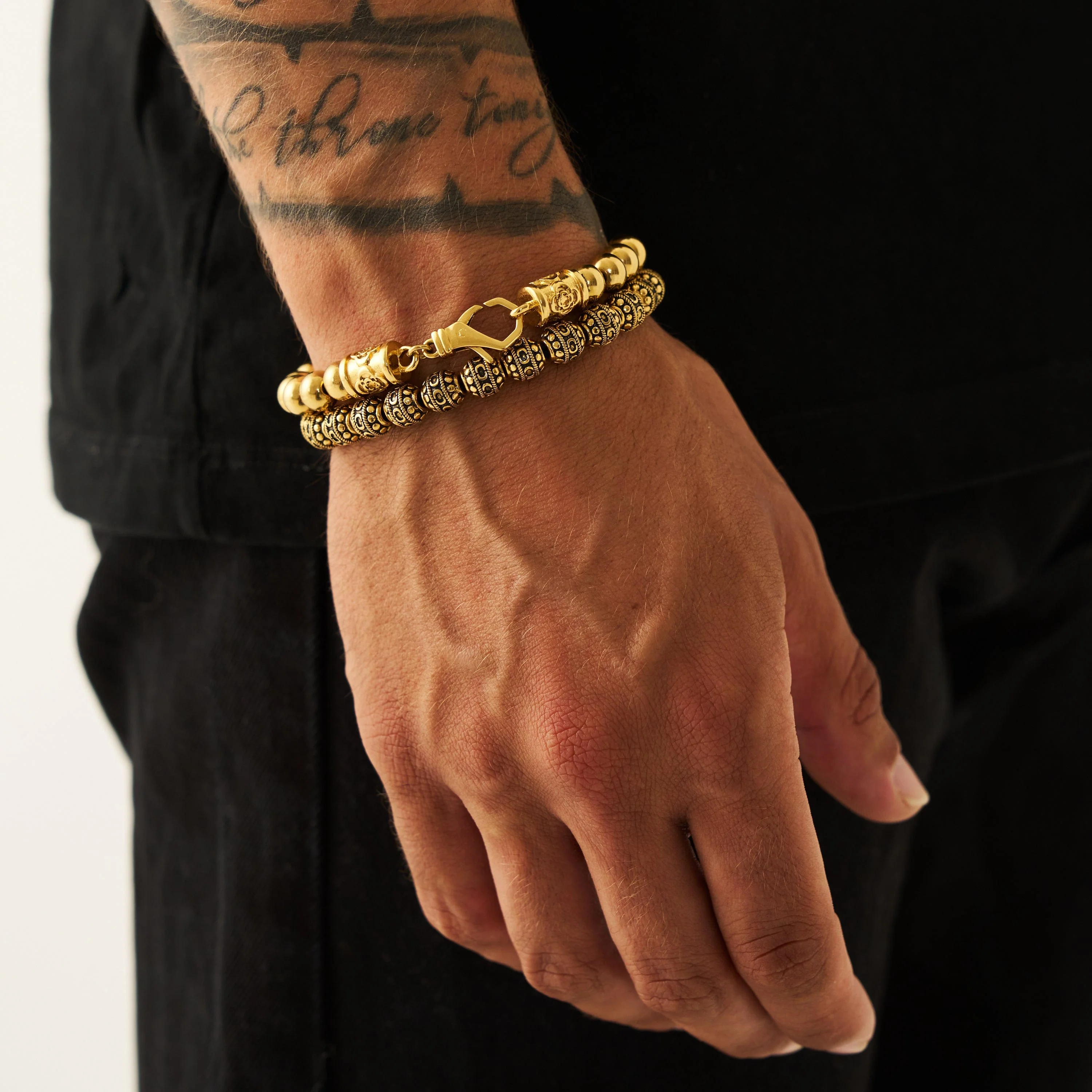 Chrome Ball Bracelet (Gold) - Image 5