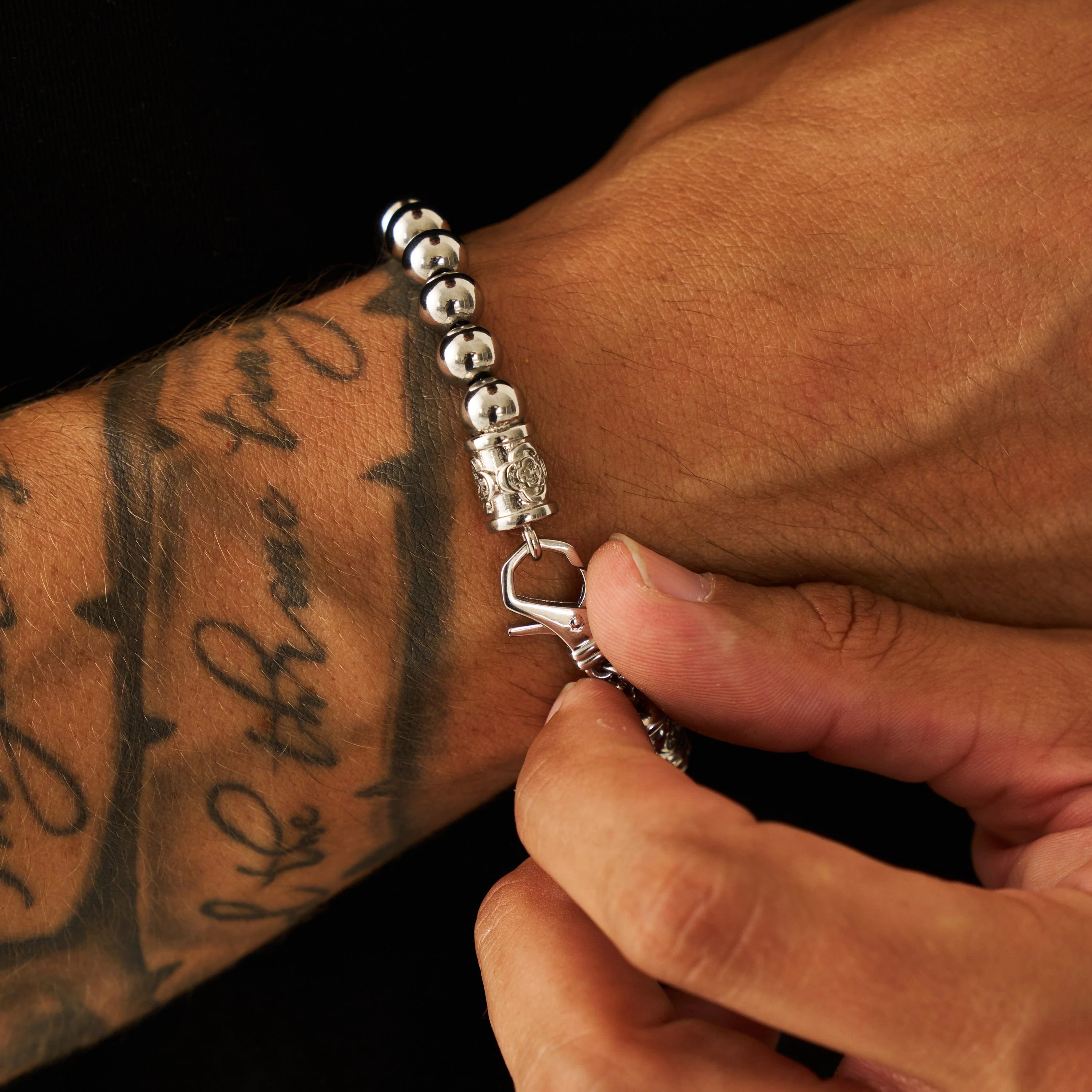Chrome Ball Bracelet (Silver) - Image 3