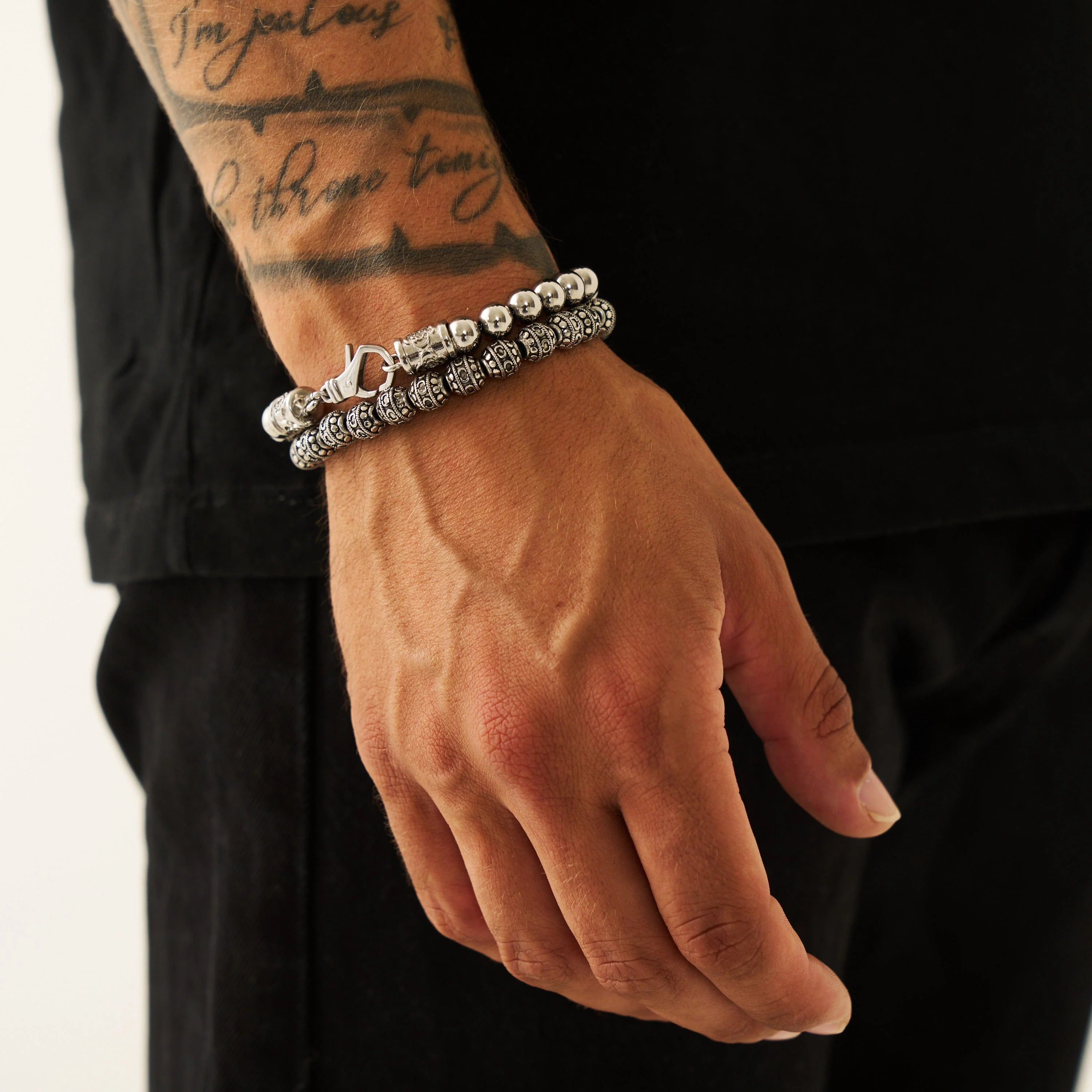 Chrome Ball Bracelet (Silver) - Image 5