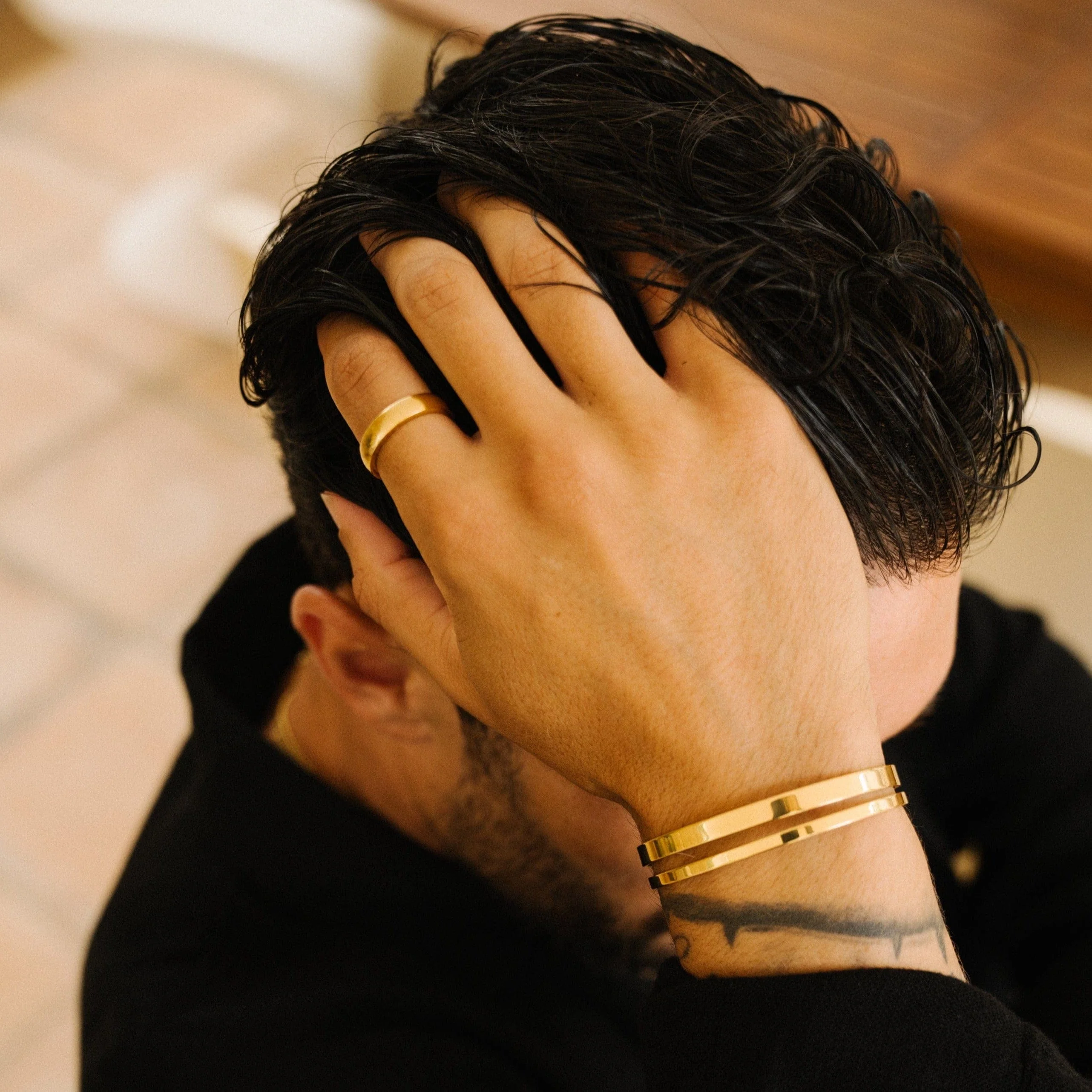 Classic Cuff 3mm (Gold) - Image 4