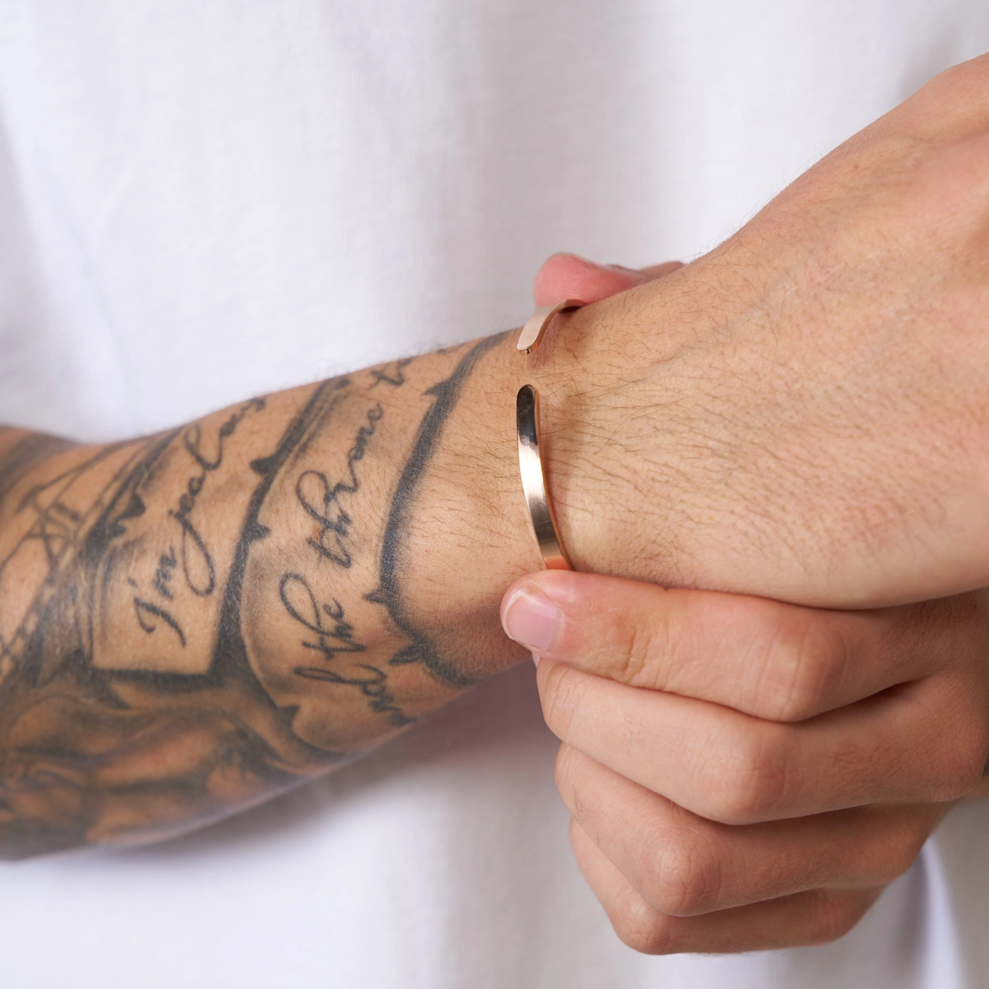 Classic Cuff 3mm (Rose Gold) - Image 3