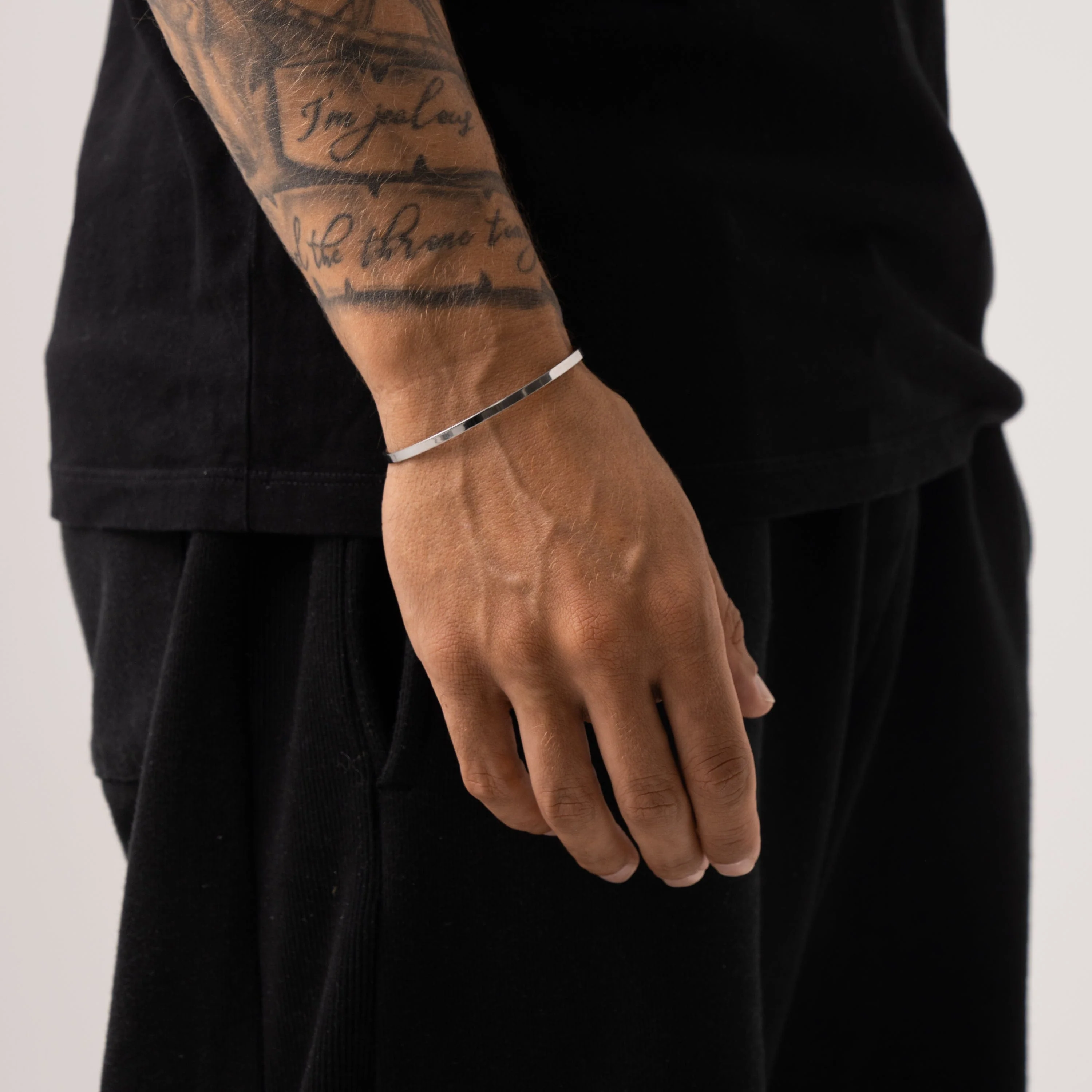 Classic Cuff 3mm (Silver) - Image 2