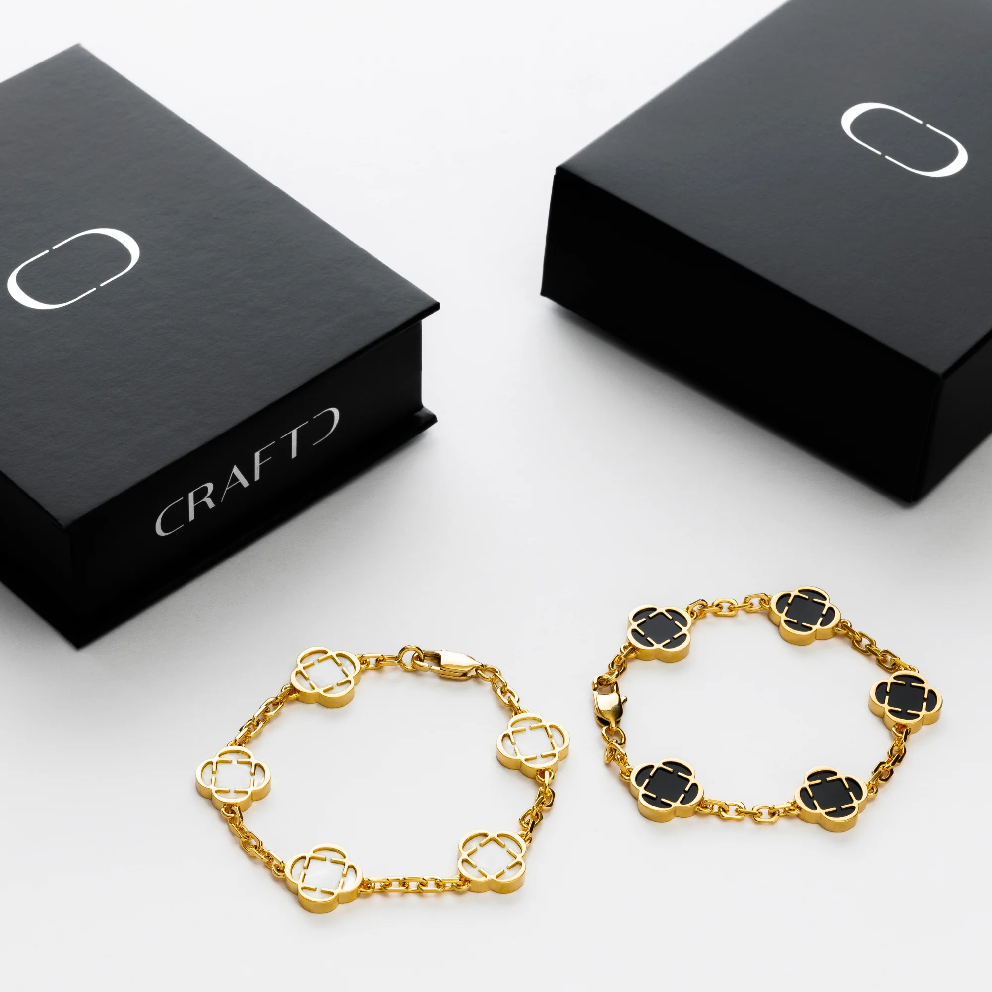 Clover Bracelet Gift Set (Gold) - Image 2