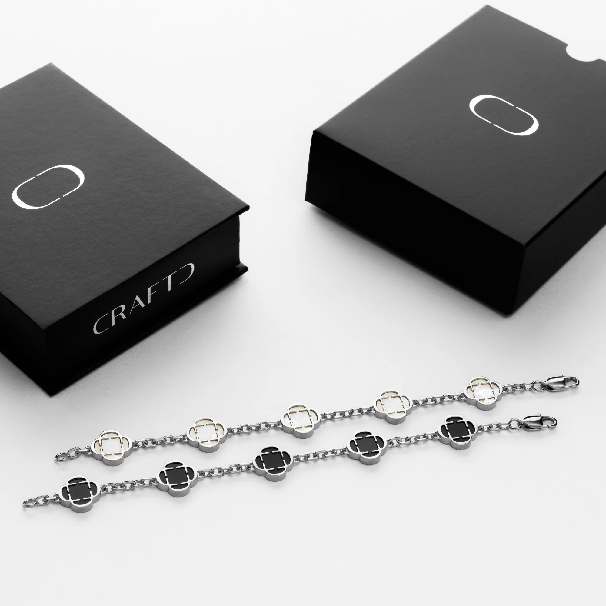Clover Bracelet Gift Set (Silver) - Image 3
