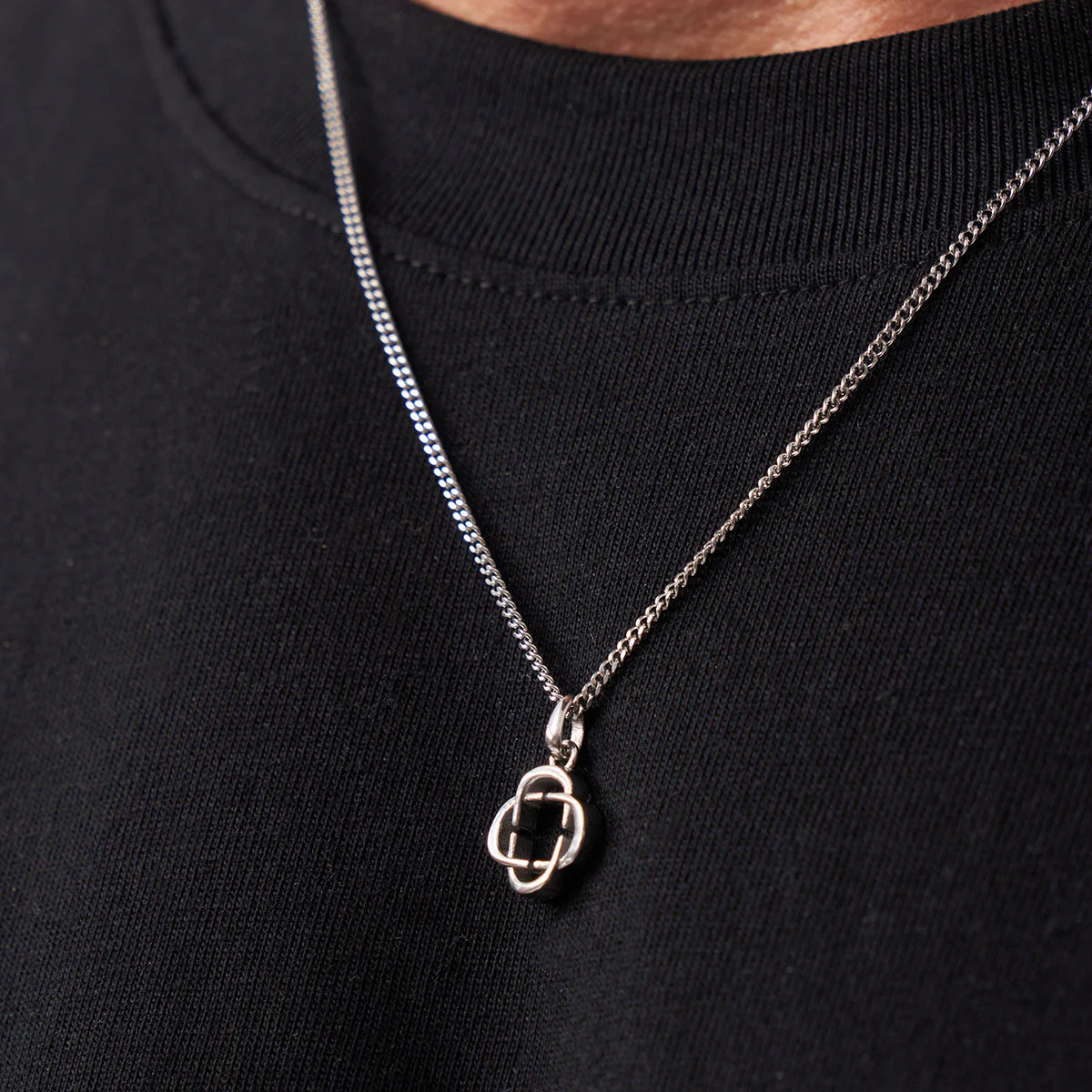 Clover Logo Pendant (Silver) - Image 5