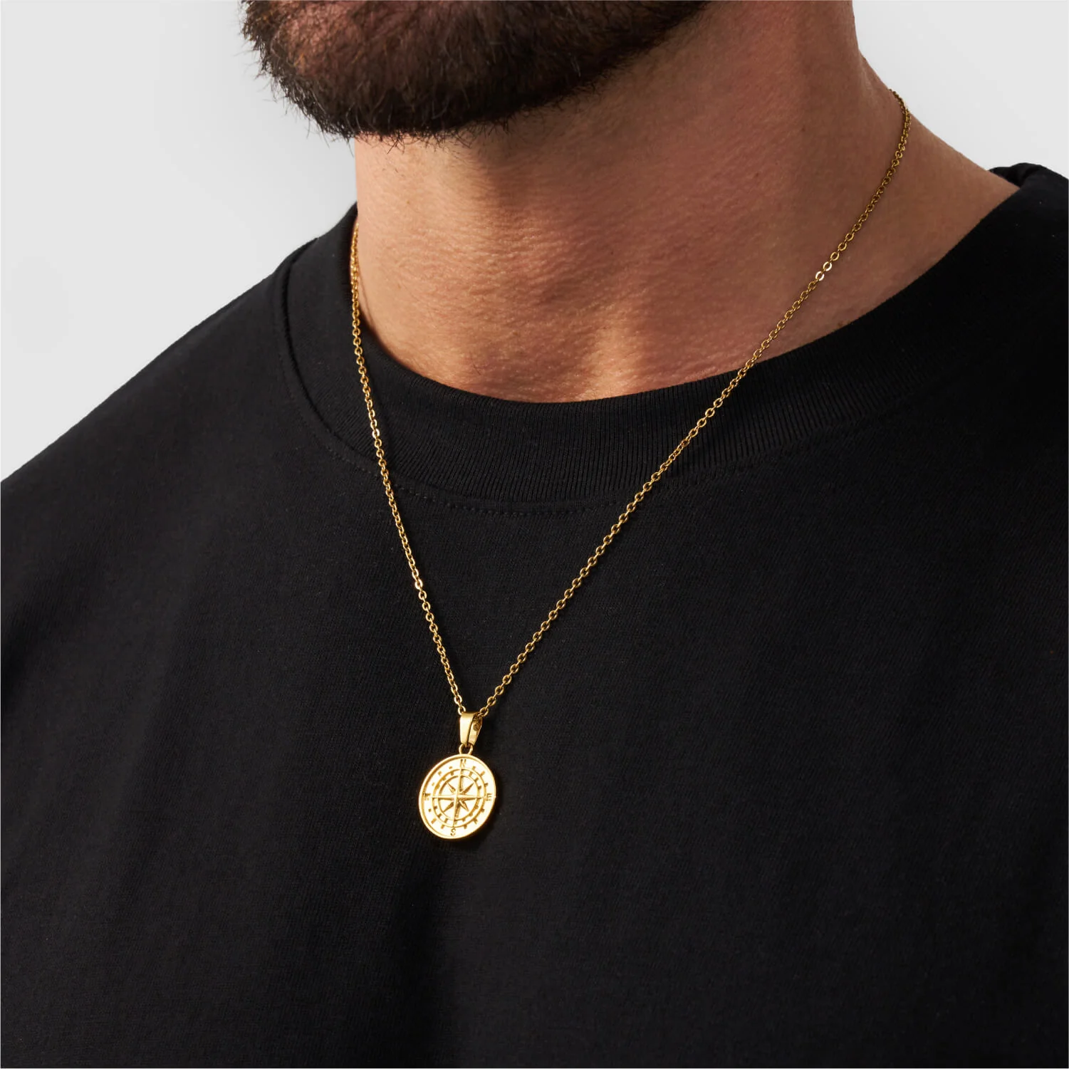 Compass Pendant (Gold) - Image 3