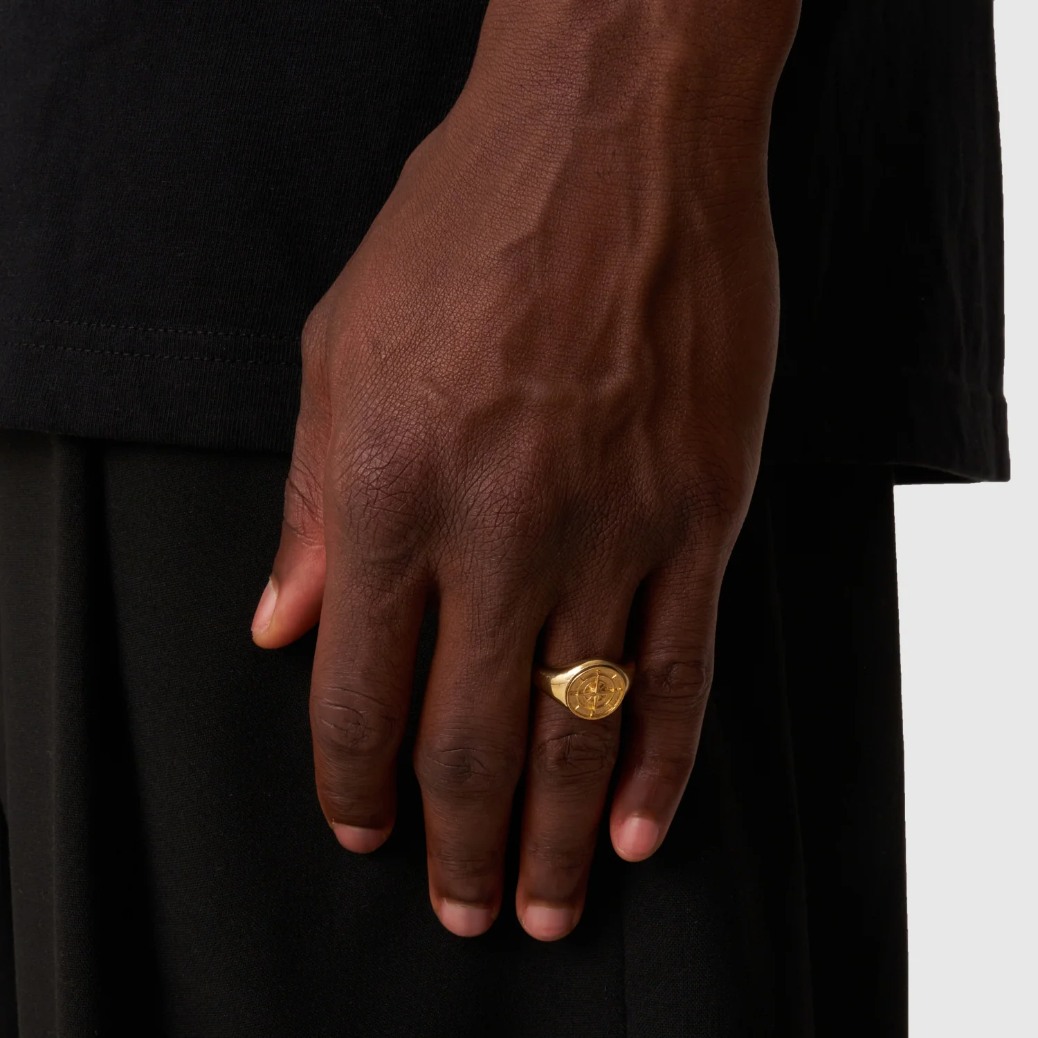 Compass Signet Ring (Gold) - Image 2