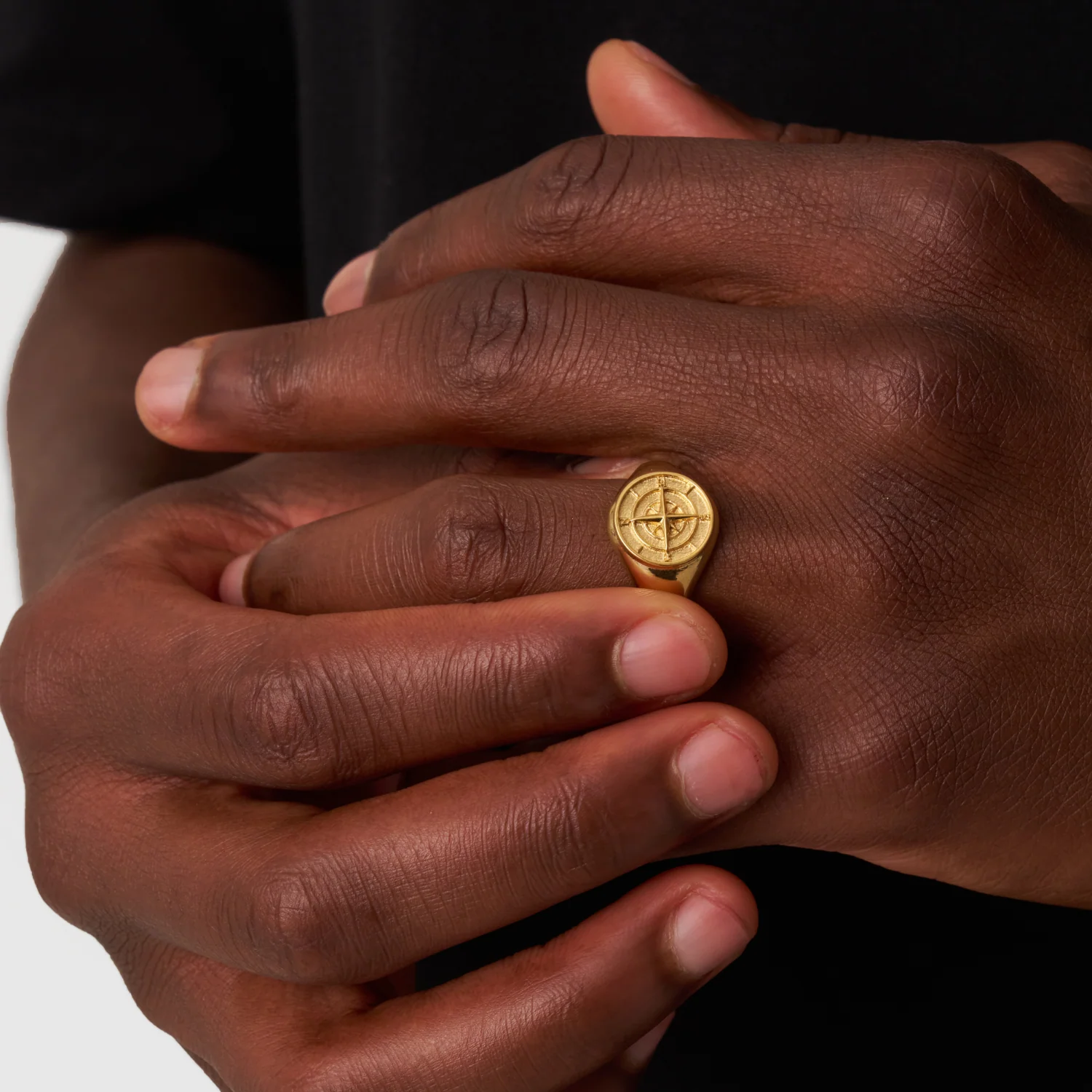 Compass Signet Ring (Gold) - Image 3