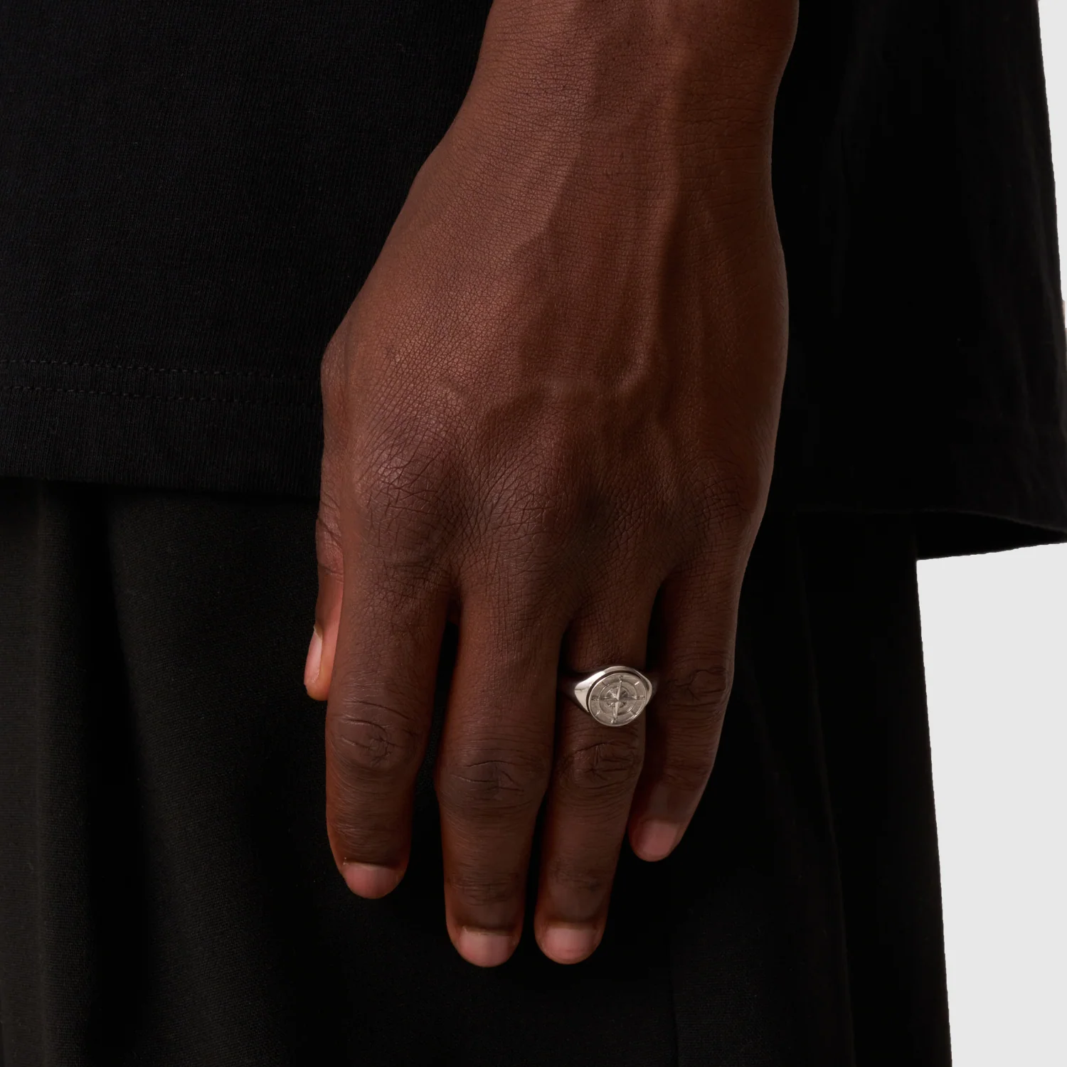 Compass Signet Ring (Silver) - Image 2