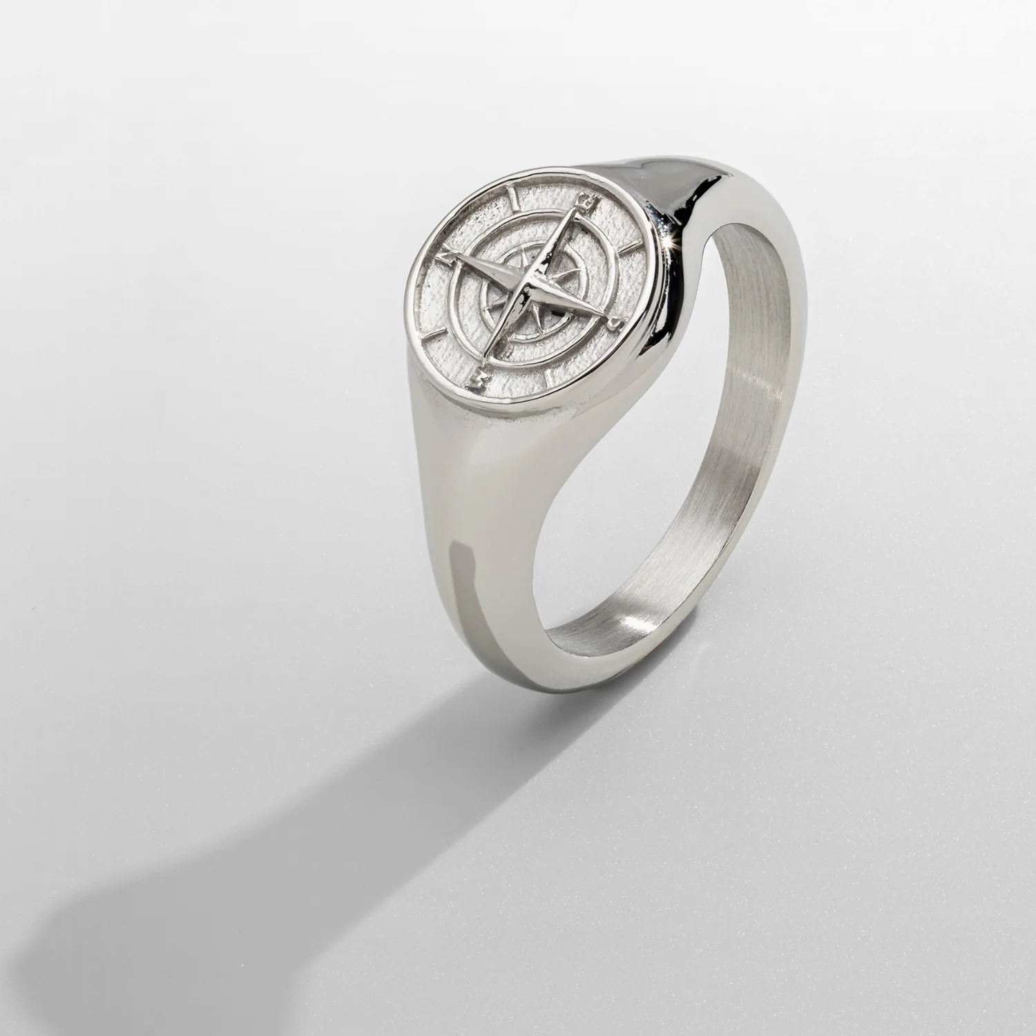 Compass Signet Ring (Silver) - Image 4