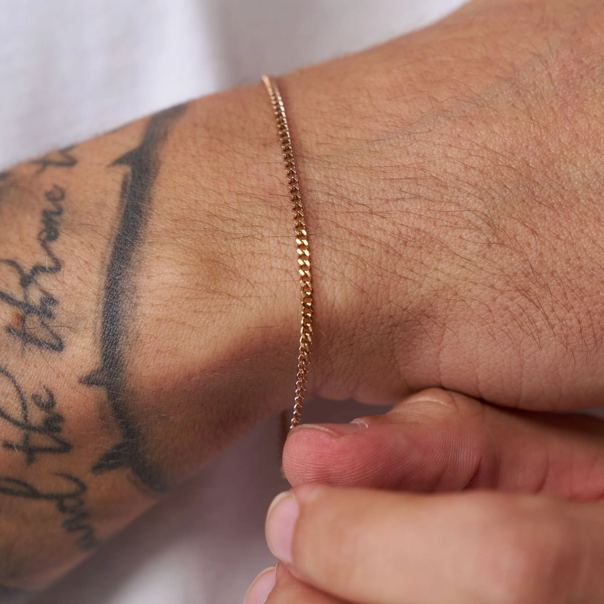 Connell Bracelet (Rose Gold) 2mm - Image 3