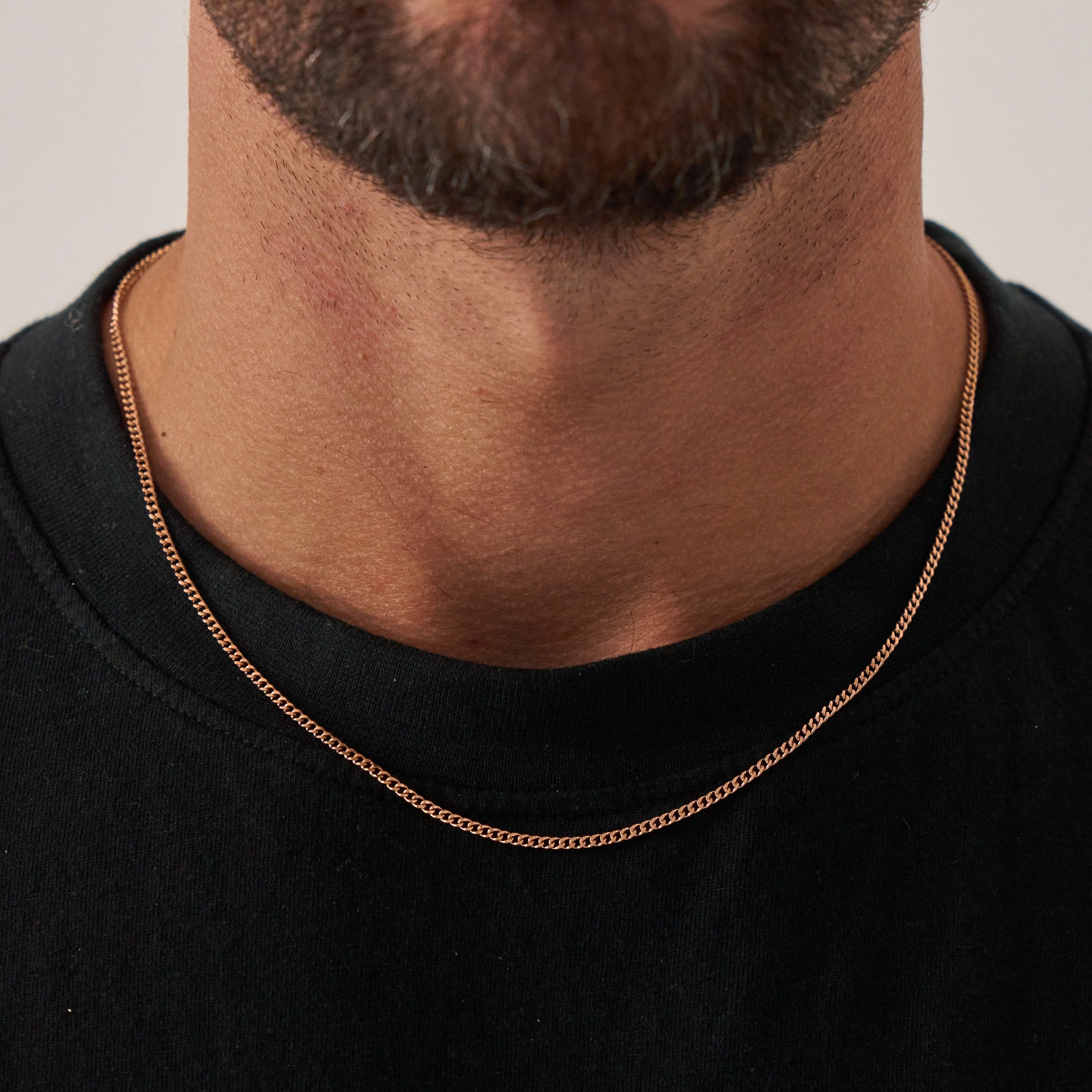 Connell Chain (Rose Gold) 2mm - Image 2