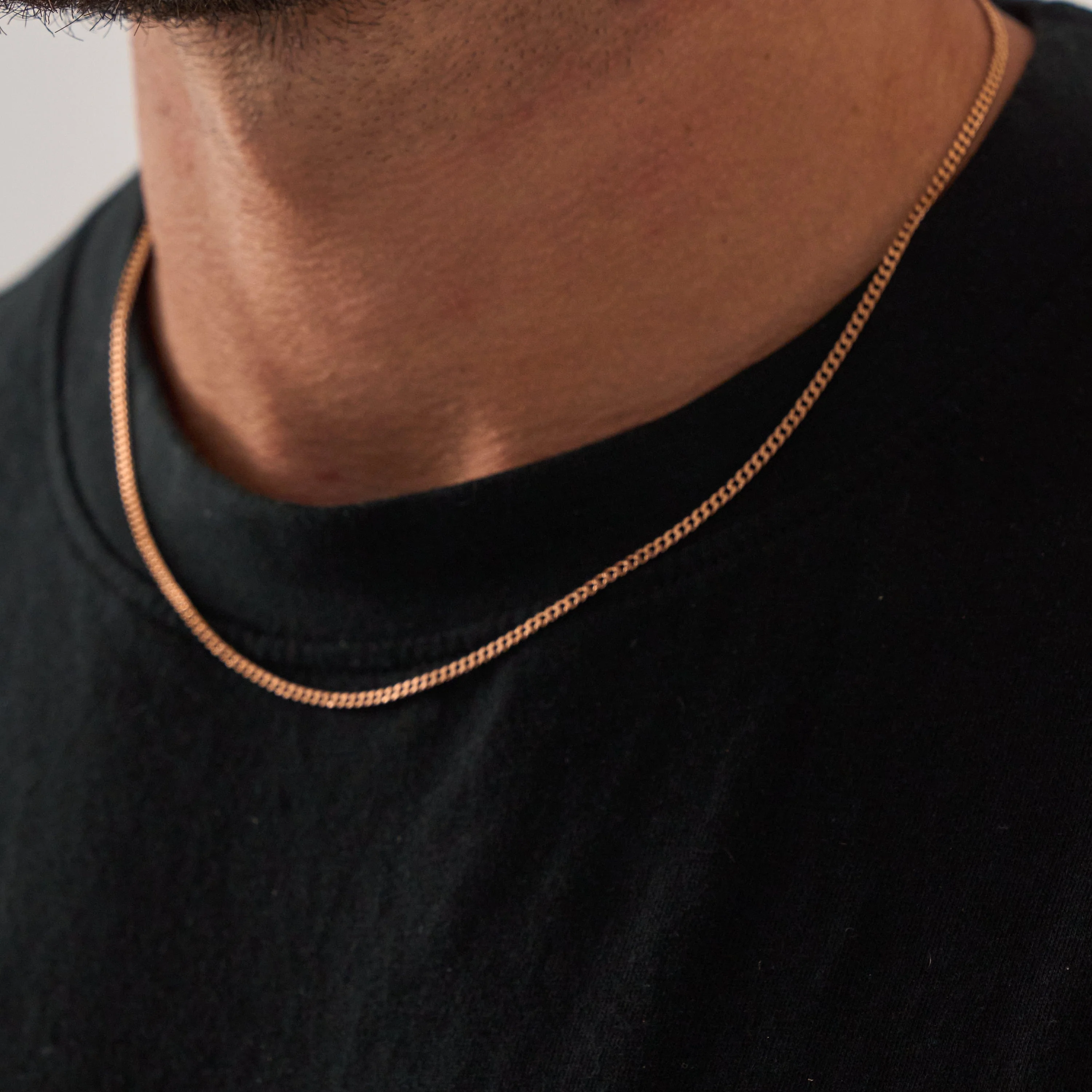 Connell Chain (Rose Gold) 2mm - Image 3