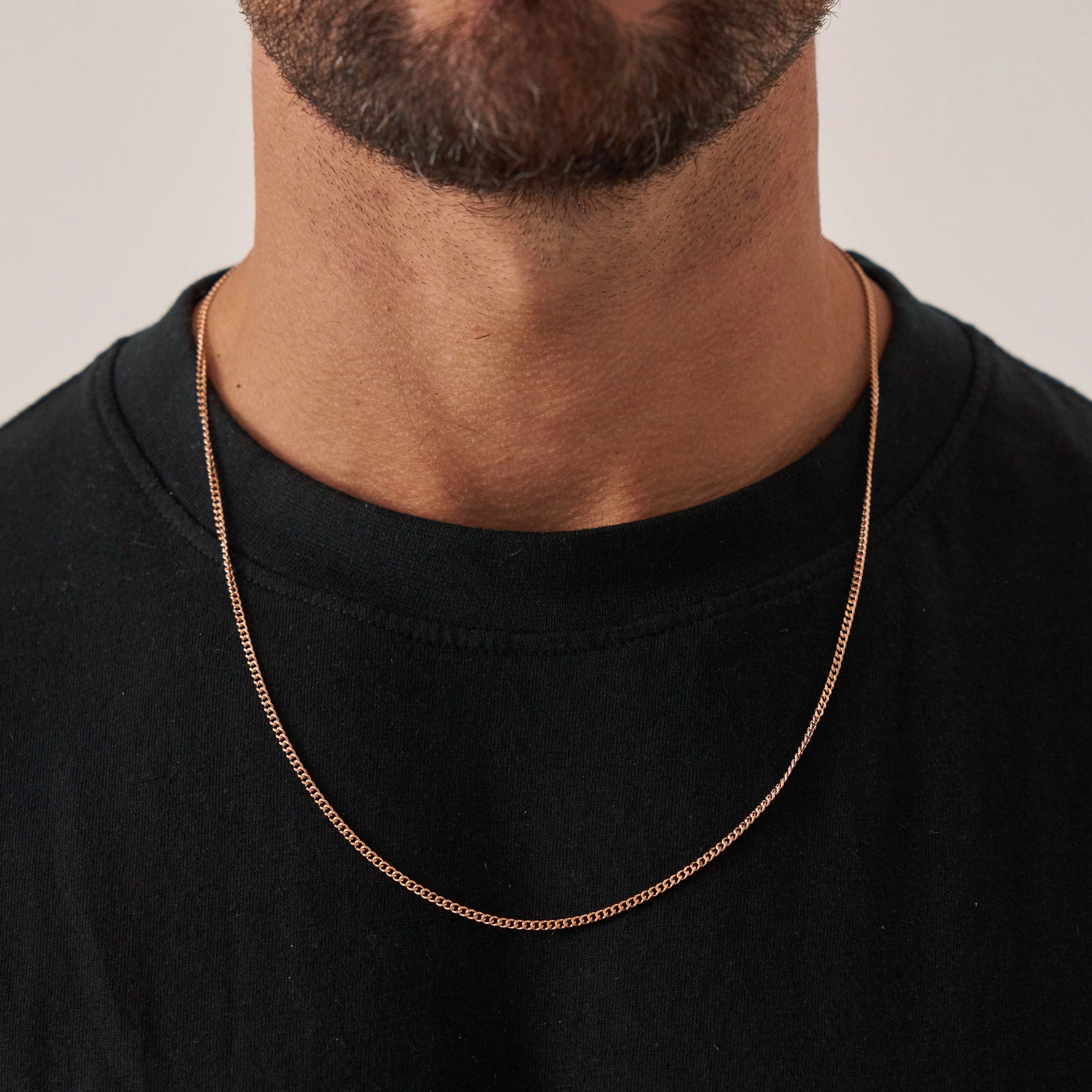 Connell Chain (Rose Gold) 2mm - Image 7