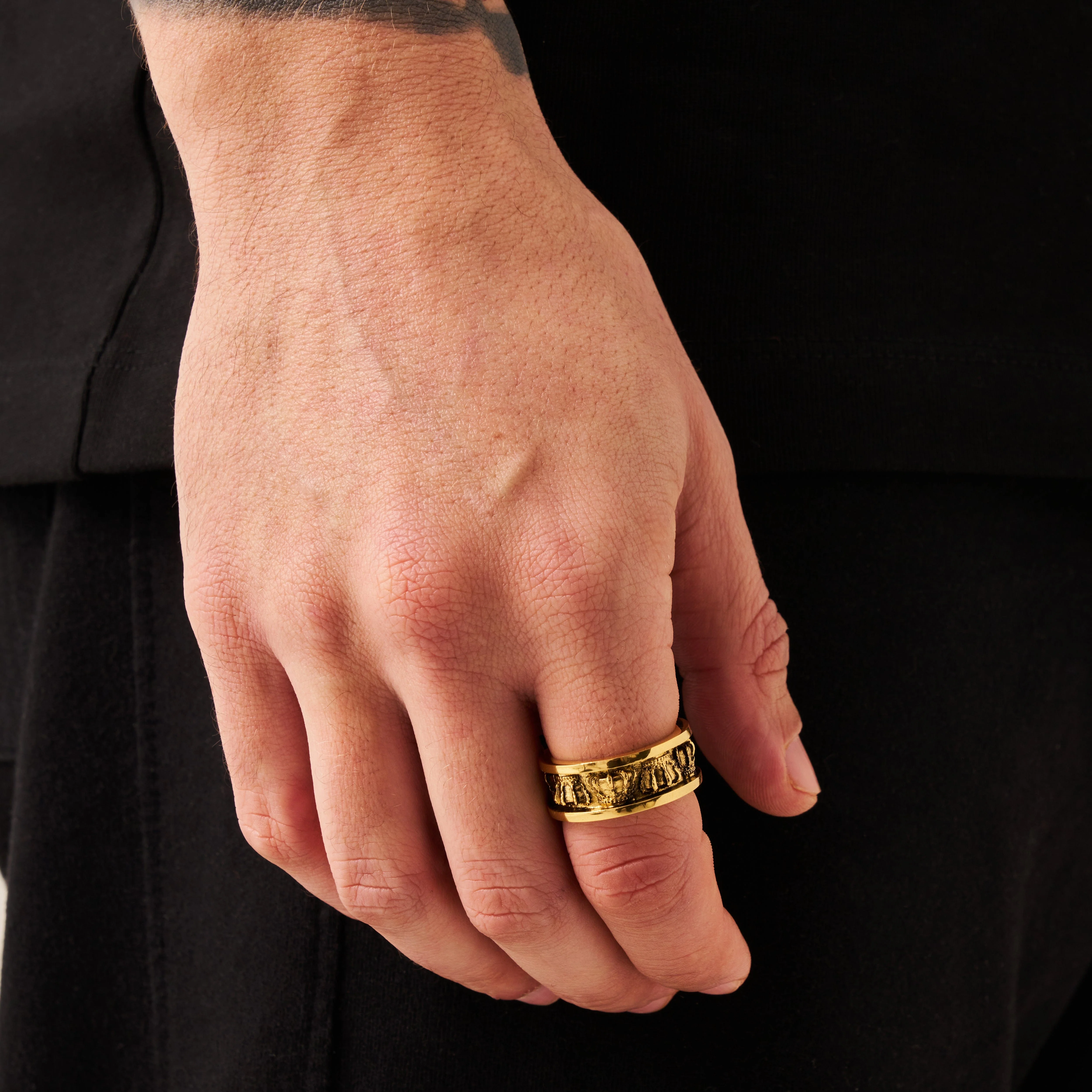 Crown Band Ring (Gold) - Image 2
